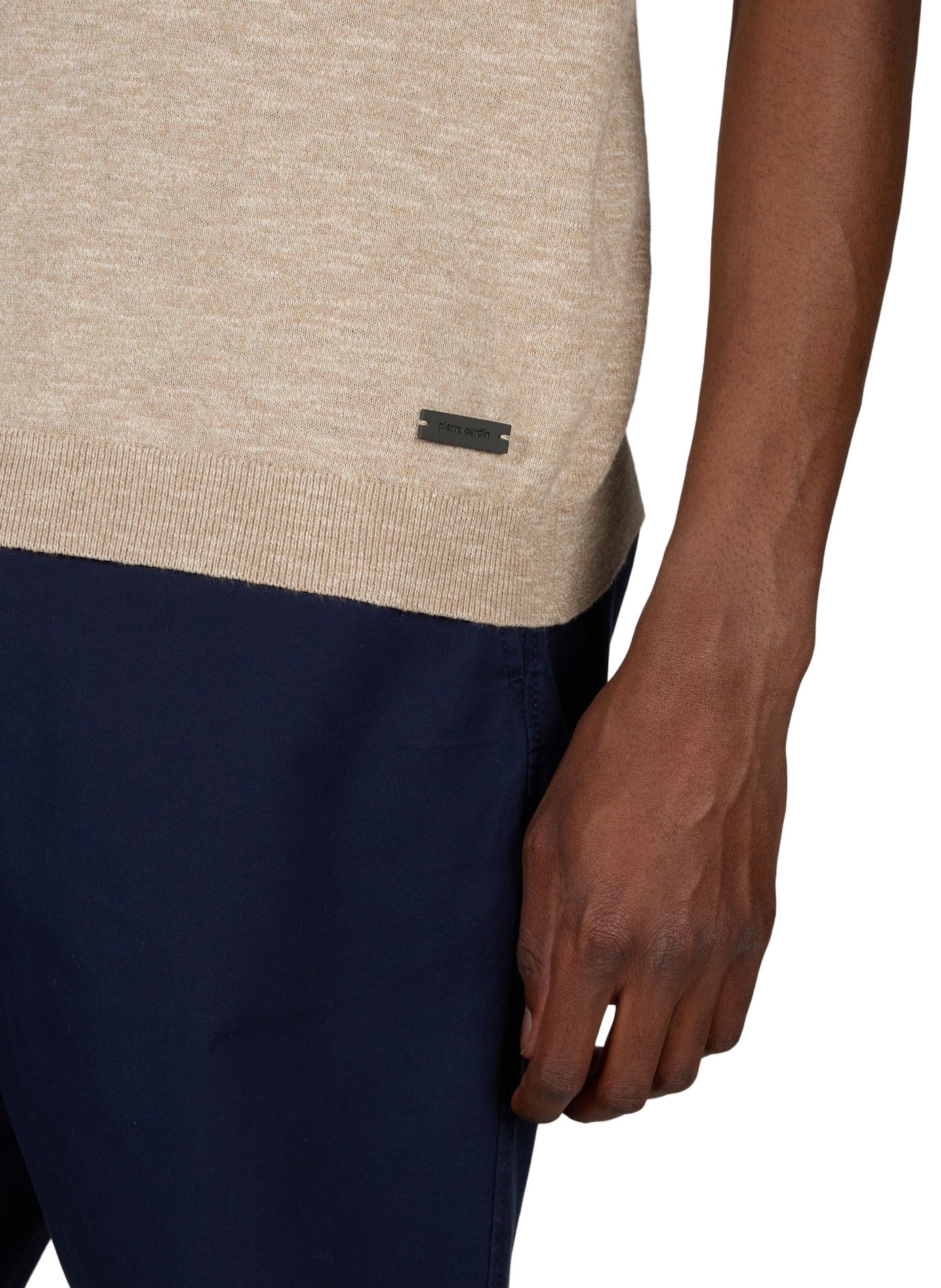 Polo en coton PIERRE CARDIN Beige