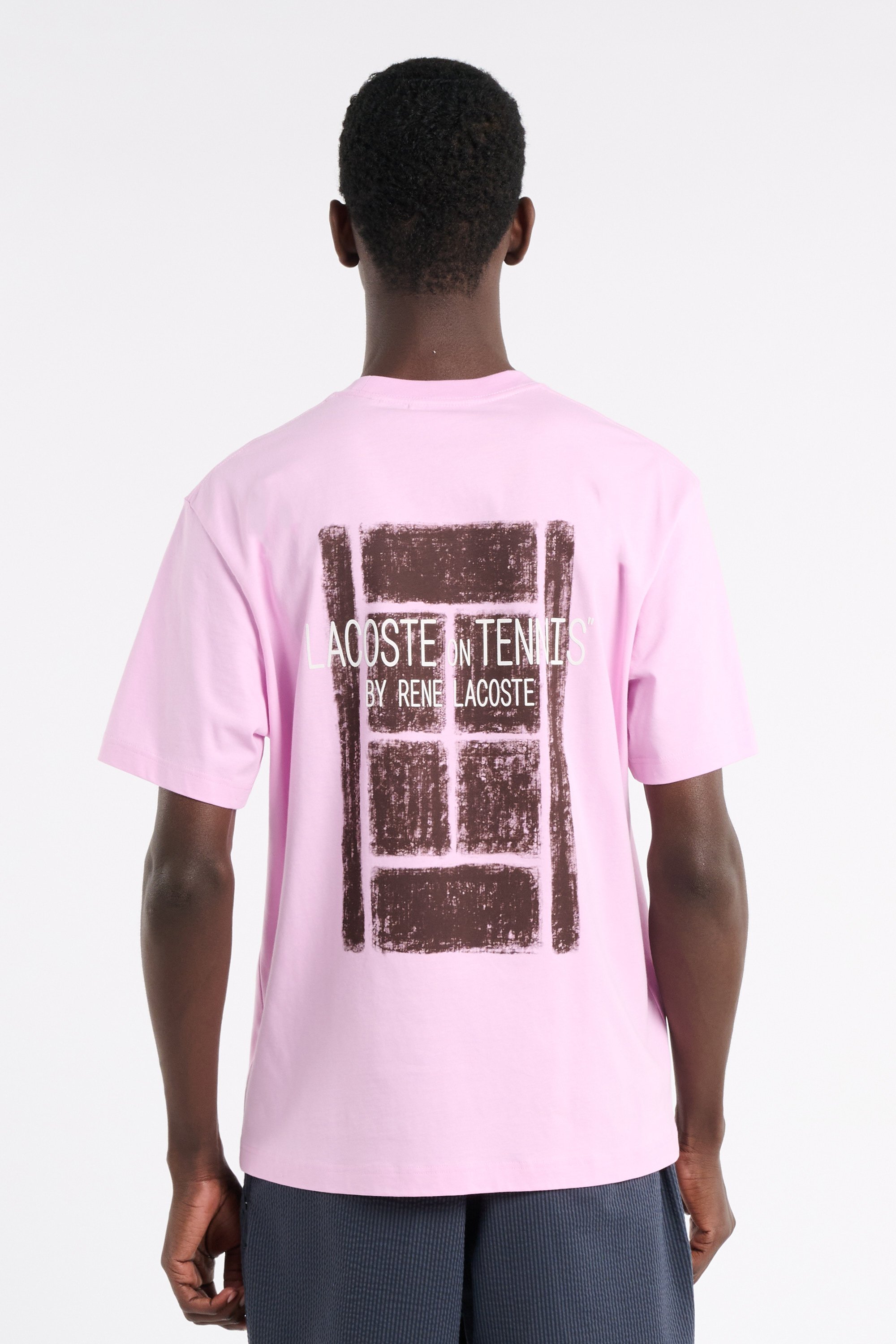 T-shirt tee-shirt LACOSTE Rose