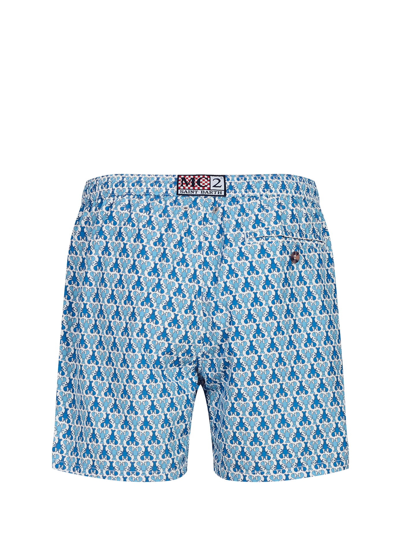 Short de baño estampado Light Fantasy MC2 SAINT BARTH Azul