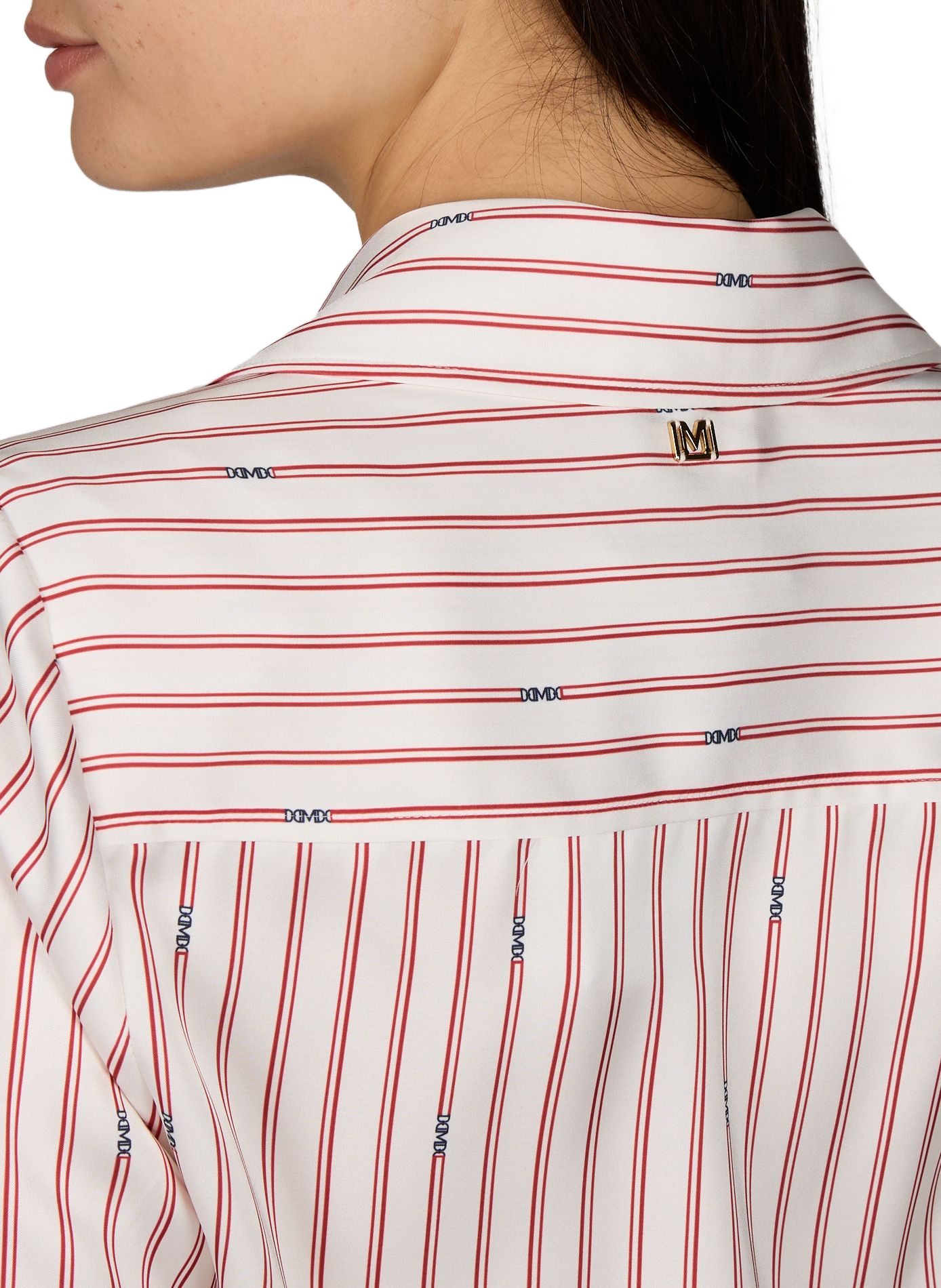 Wickelbluse mit Streifenmuster GUESS Mehrfarbig