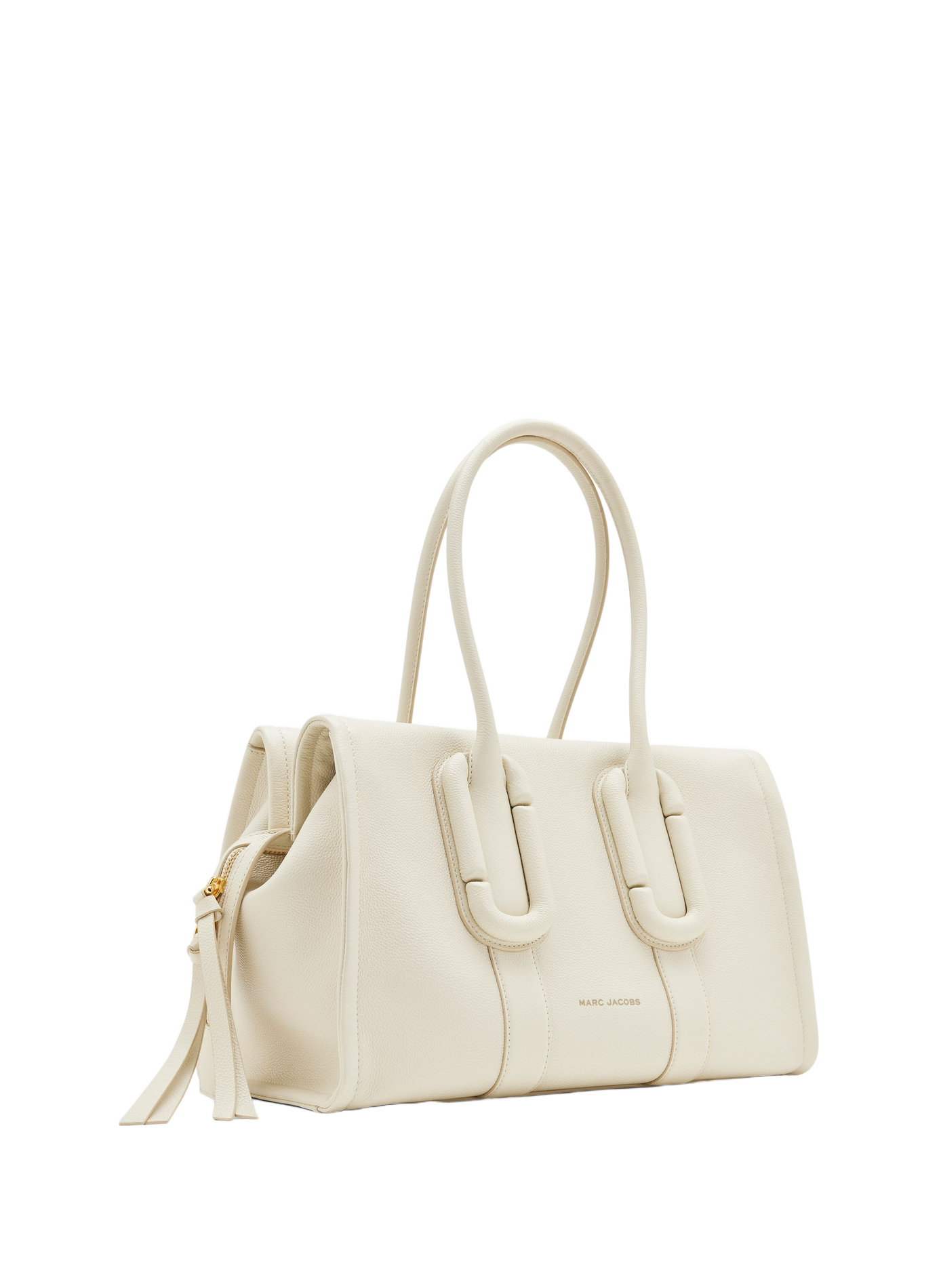 Sac bandoulière The Babe City Tote en cuir MARC JACOBS Blanc