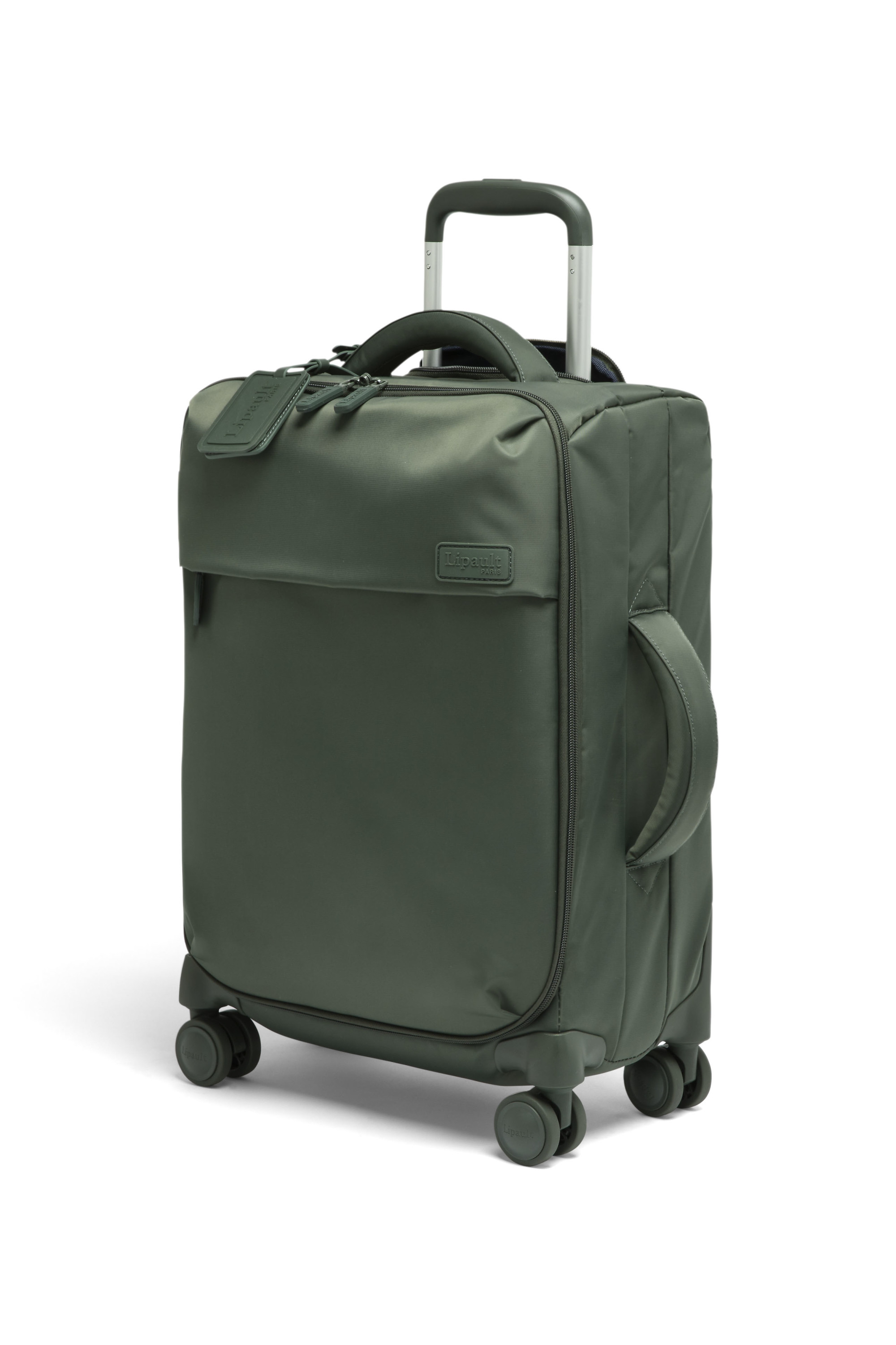 Plume valise 4 roues taille s LIPAULT PARIS Kaki