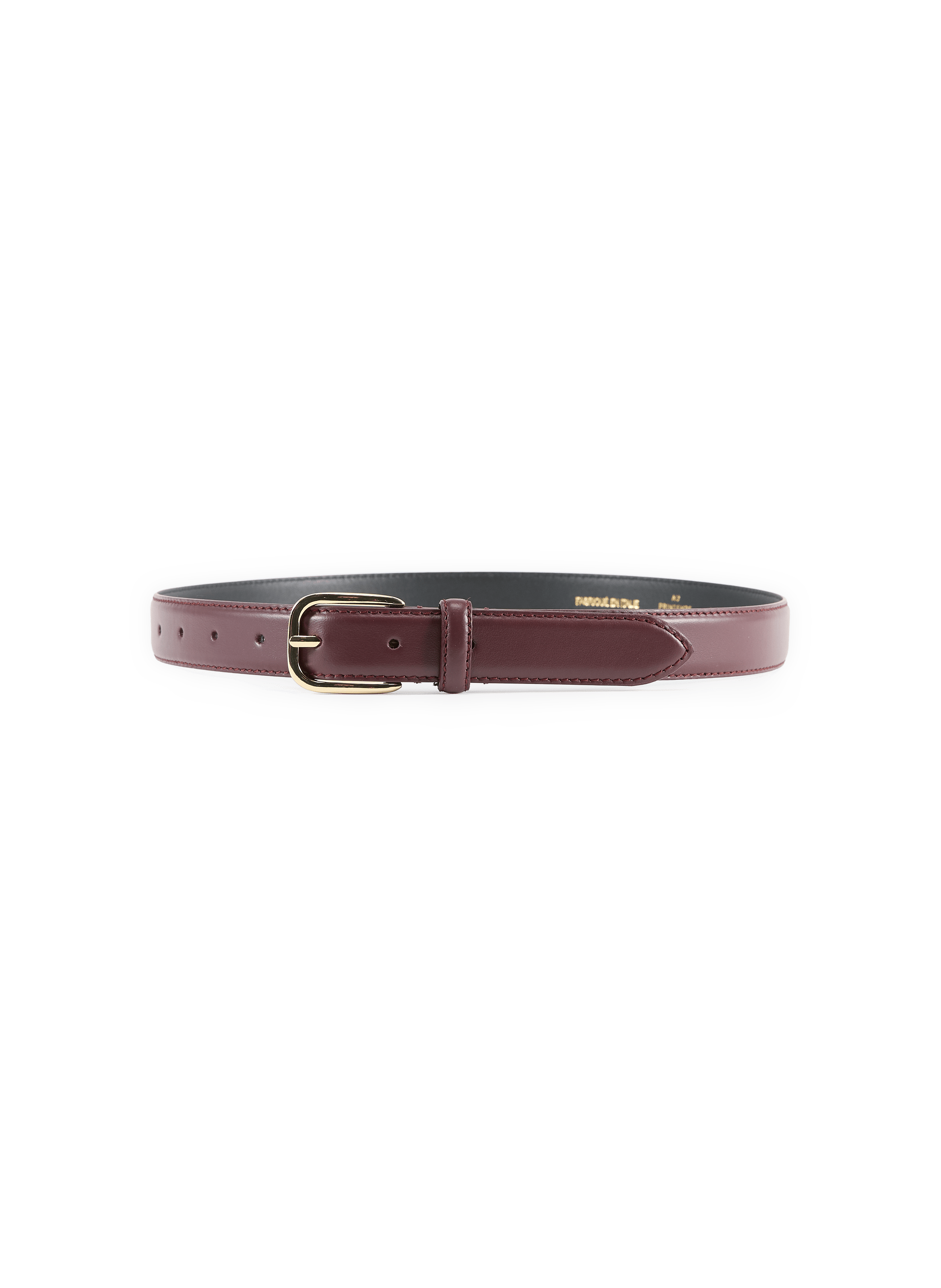Ceinture en cuir AU PRINTEMPS PARIS Rouge