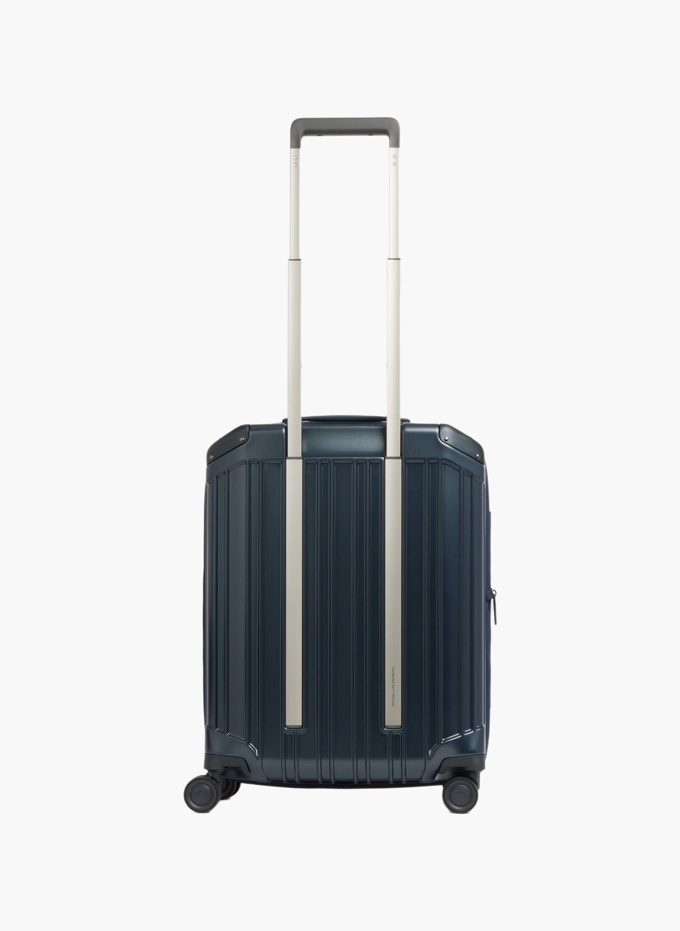 Valise cabine pour ordinateur avec deux ouvertures PIQUADRO Bleu