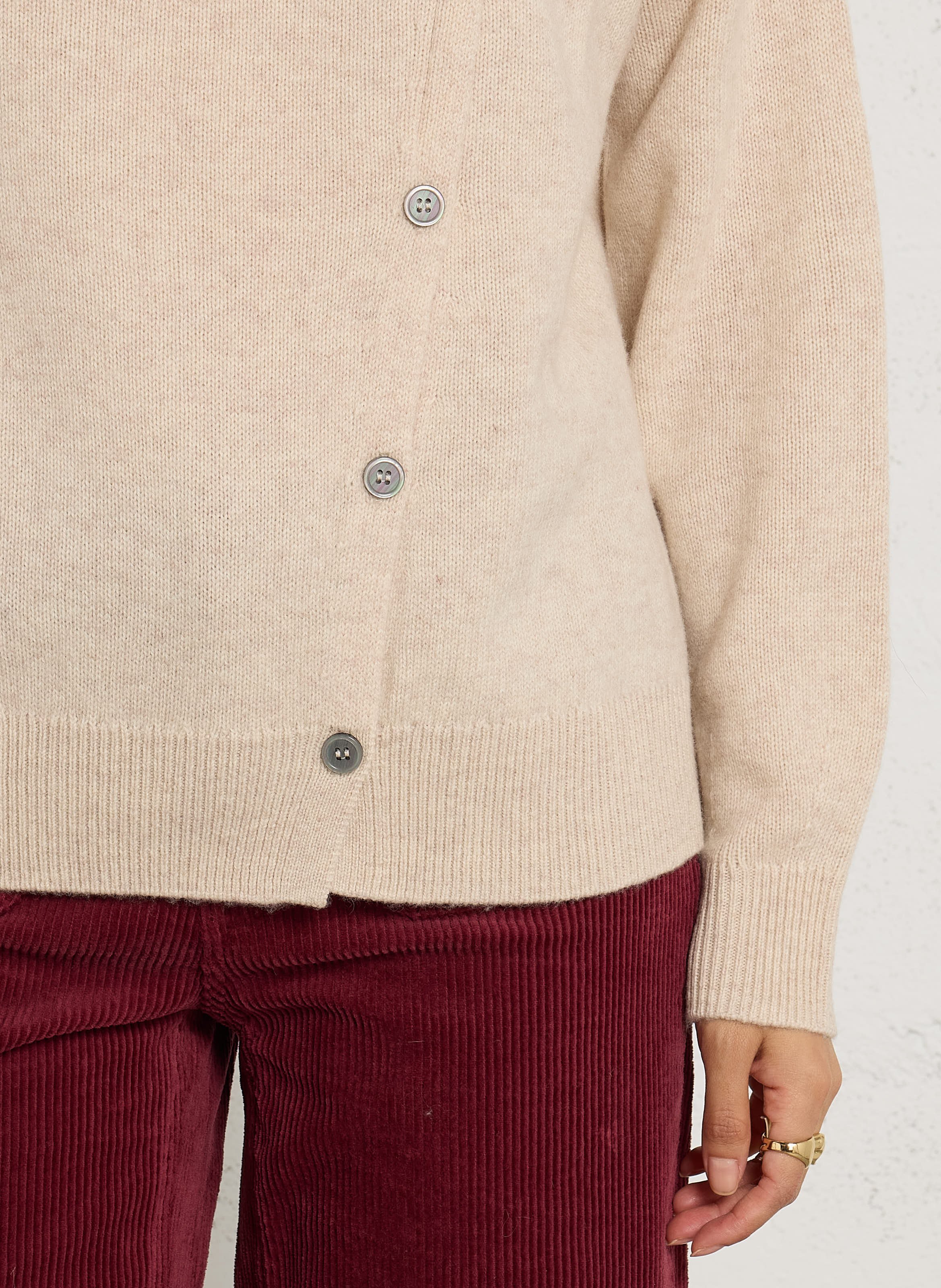 Pull oversize en laine abby MAISON 123 Blanc