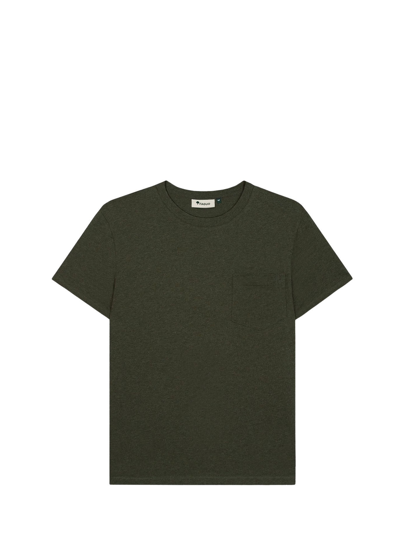 T-shirt met ronde hals en stippen FAGUO Groen