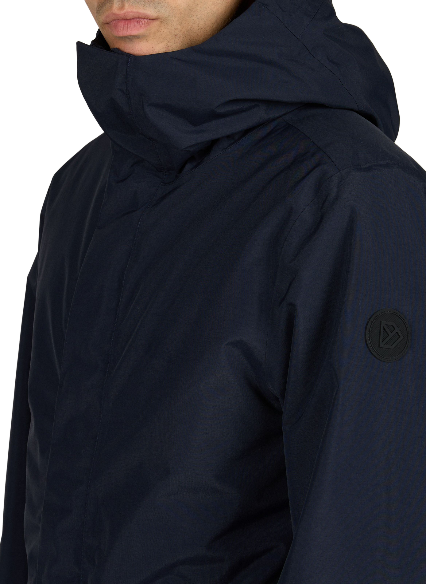 Parka droite à capuche unie DIDRIKSONS Bleu