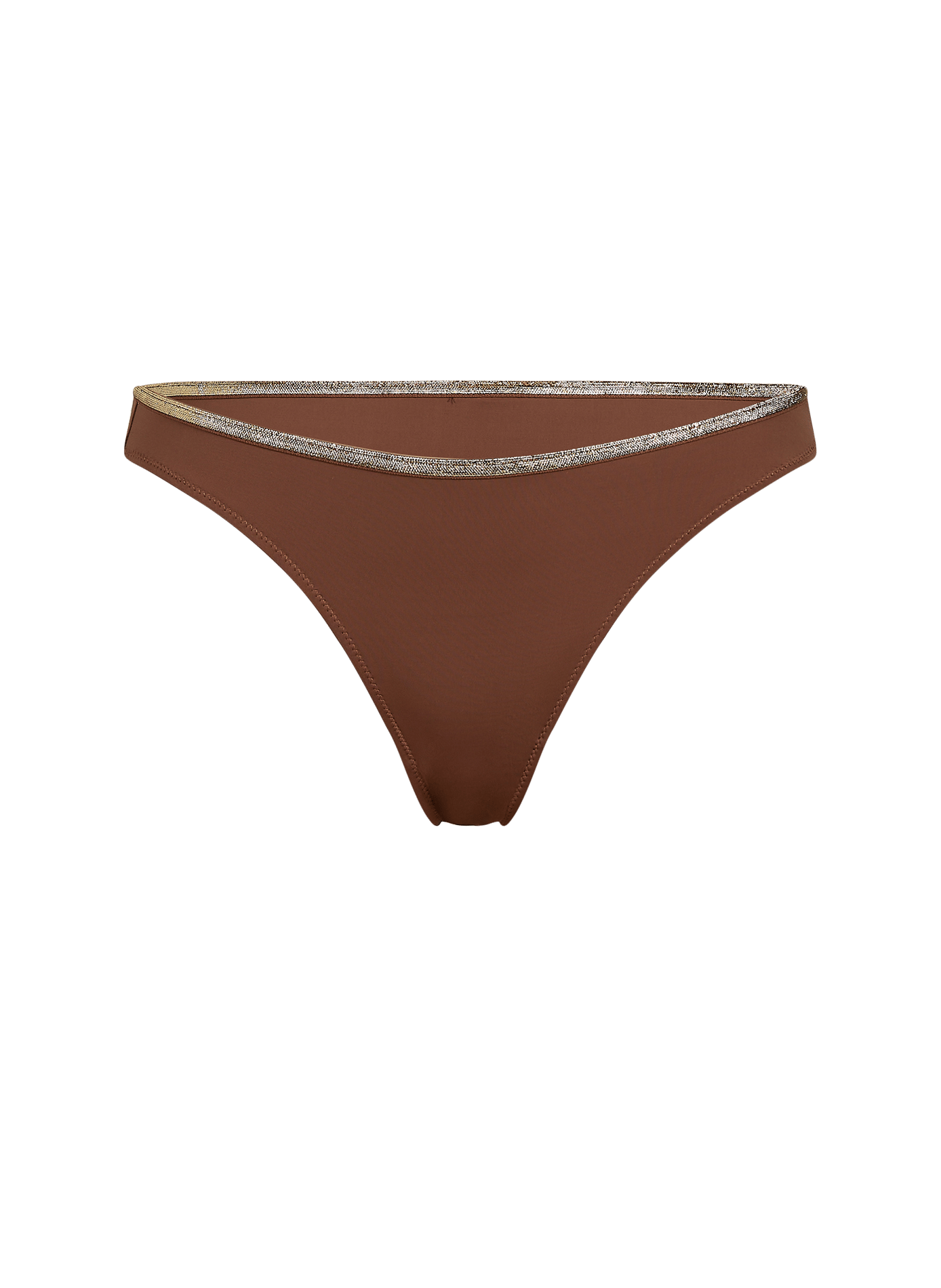 Culotte mit glitzerndem Bund LA NOUVELLE Braun
