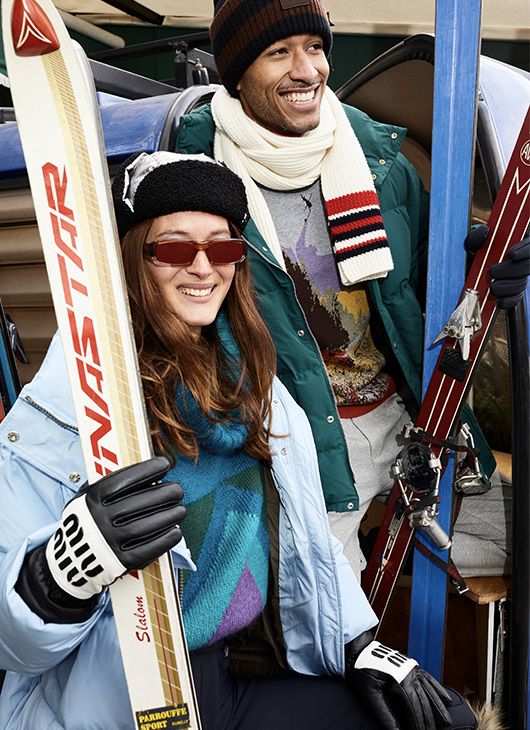 couple au ski