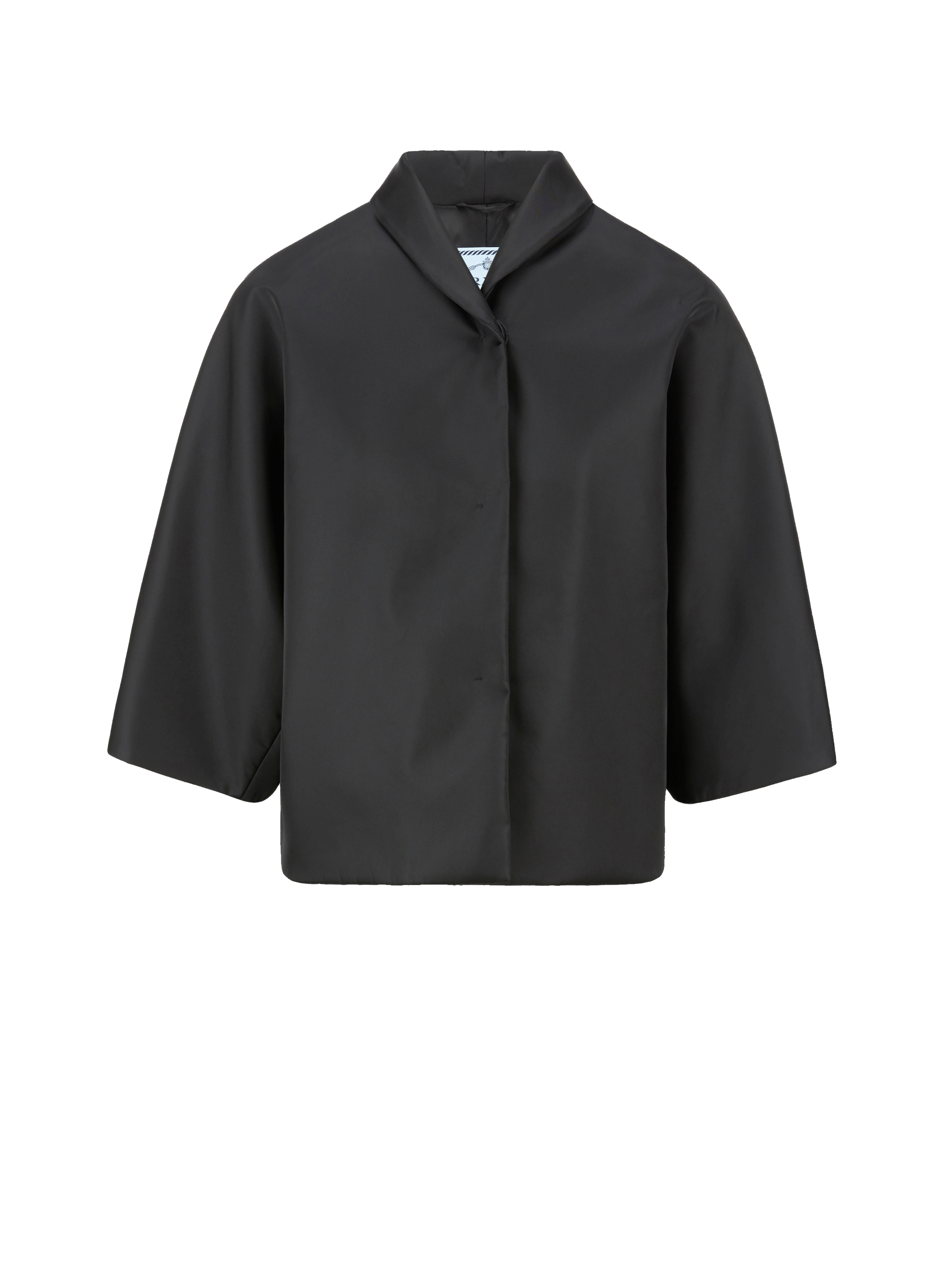 PRADA Re-Nylon Cape Jacket Black