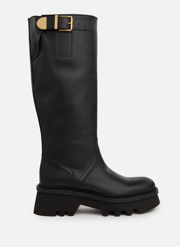 Owena leather boots Black by CHLOÉ CHLOÉ Owena leather boots Black