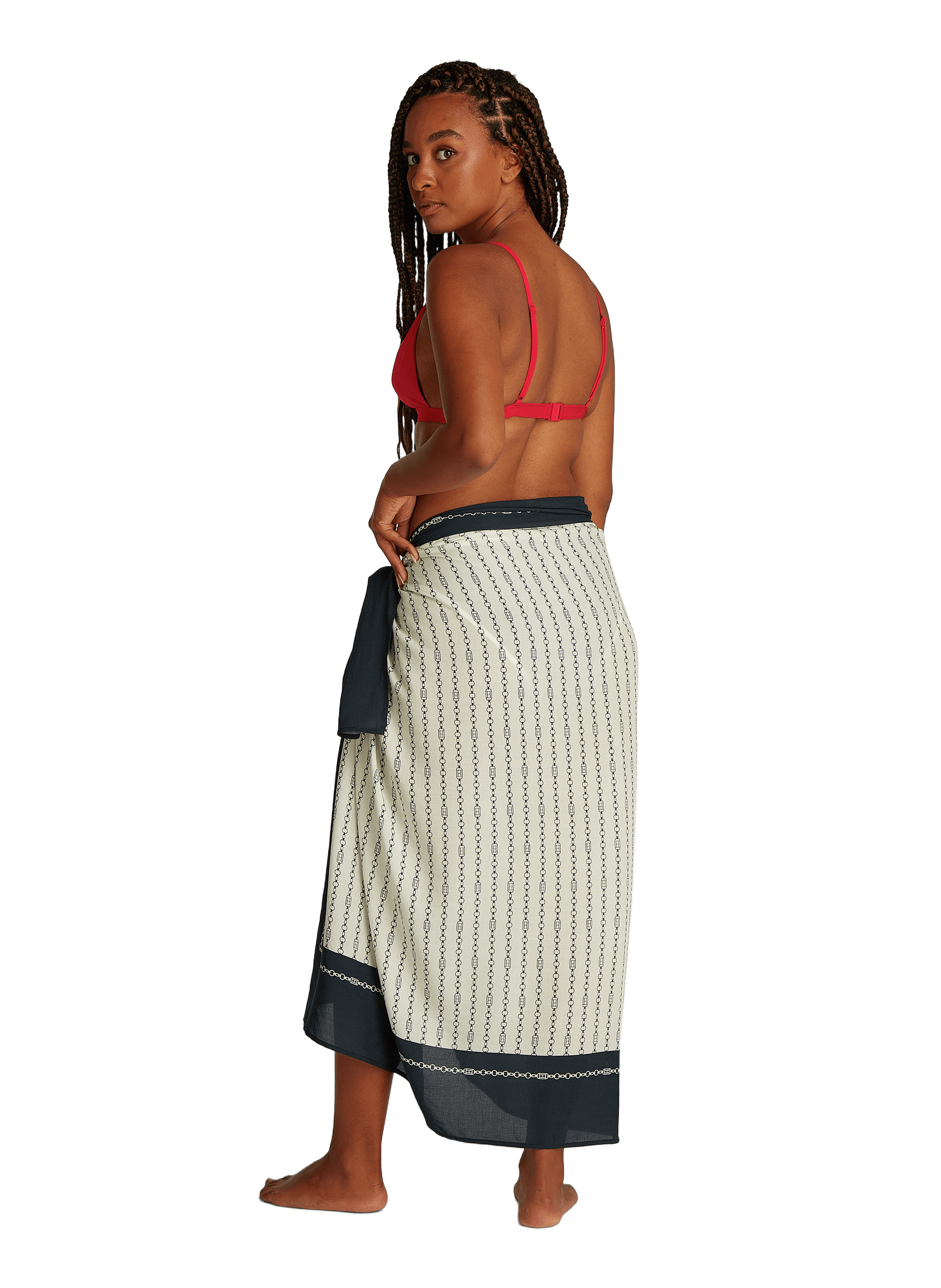 Haut de bikini triangle  TOMMY HILFIGER Rose