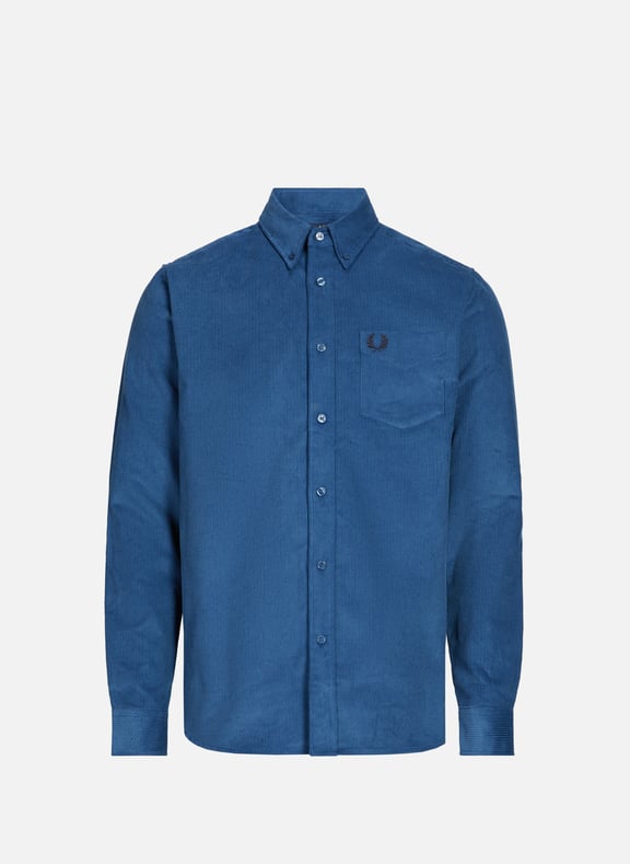 Ribbed cotton shirt FRED PERRY Ribbed cotton shirt FRED PERRY