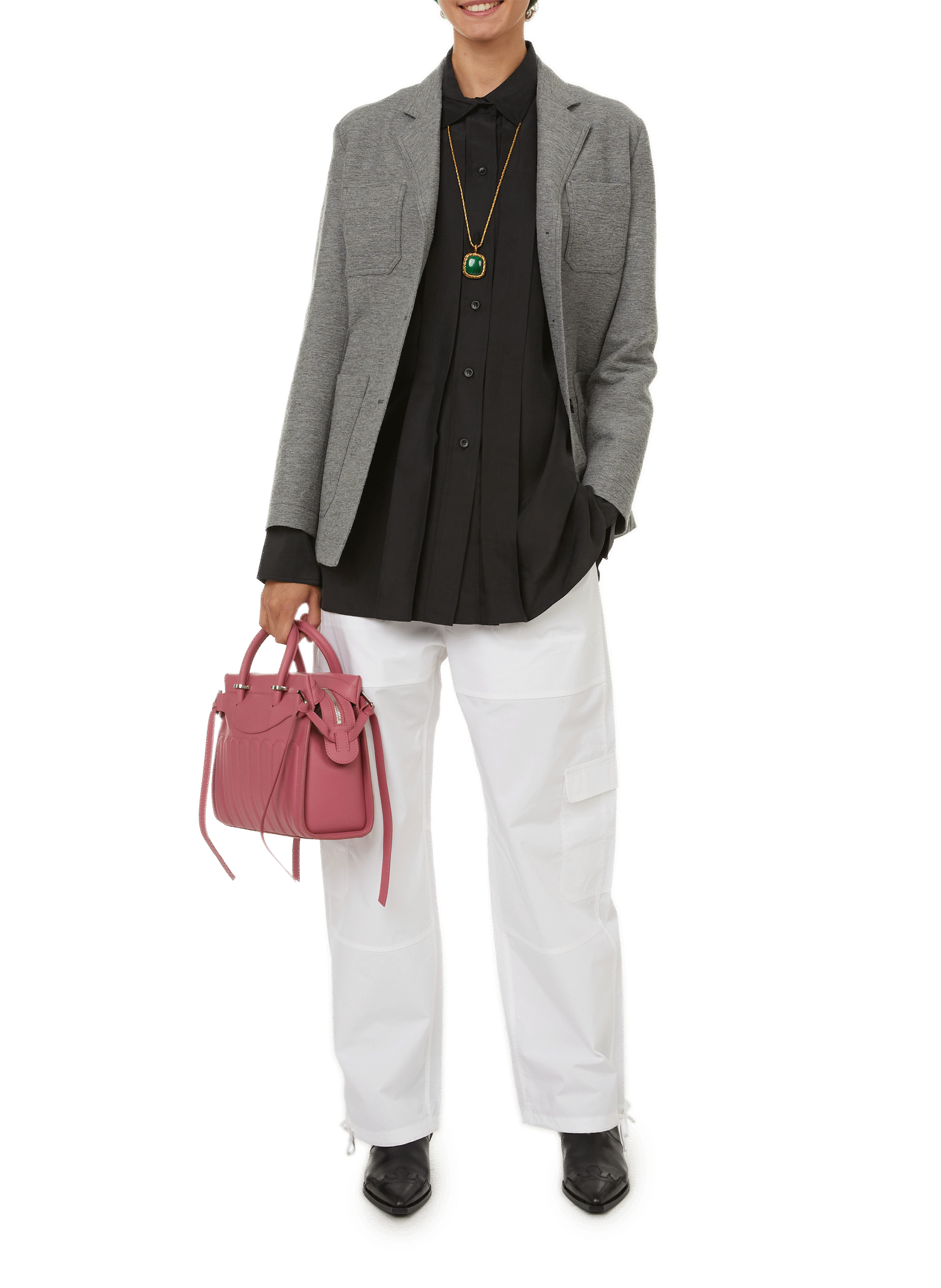 Wool-blend jacket  TOTEME Grey