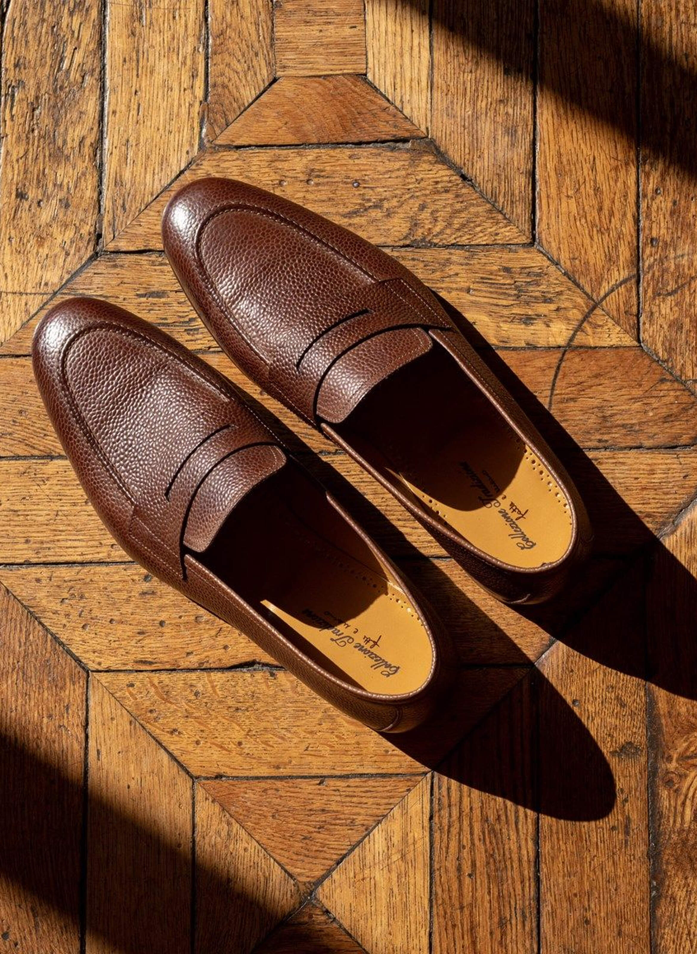 Mocassin cuir marco FINSBURY Marron