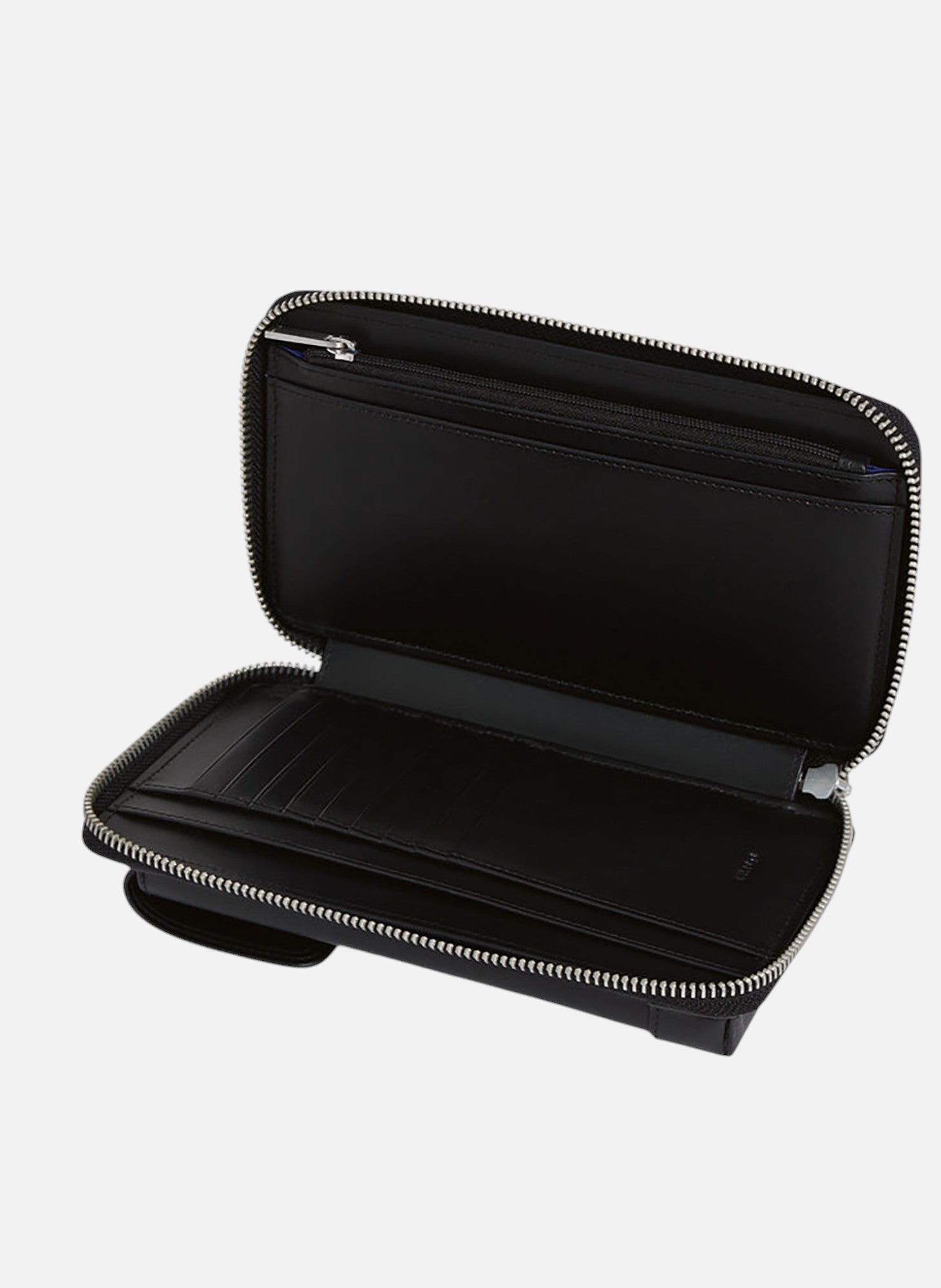 Etui téléphone maurice en cuir lisse LE TANNEUR Noir