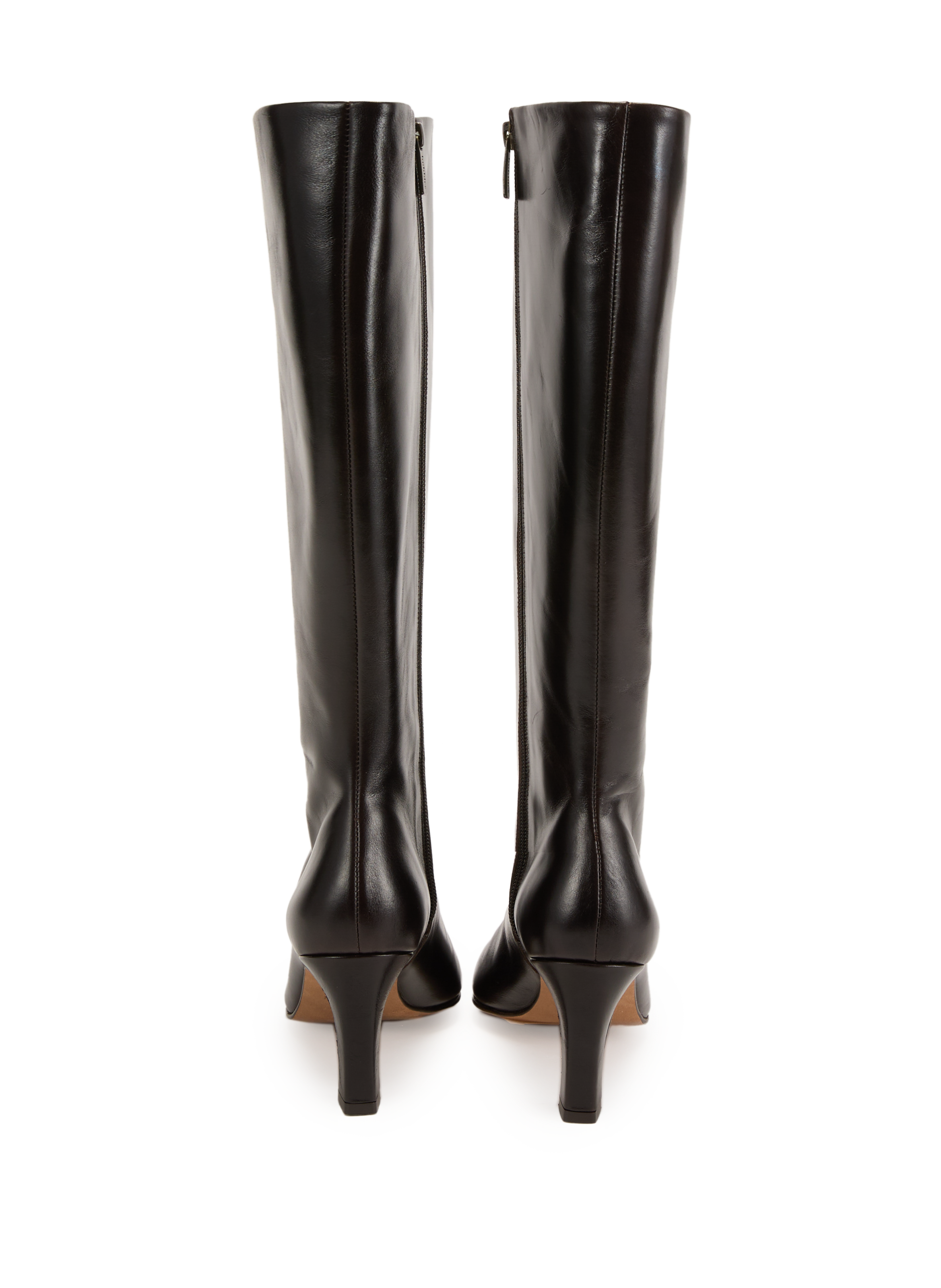 Bottes Coline en cuir BOBBIES Marron