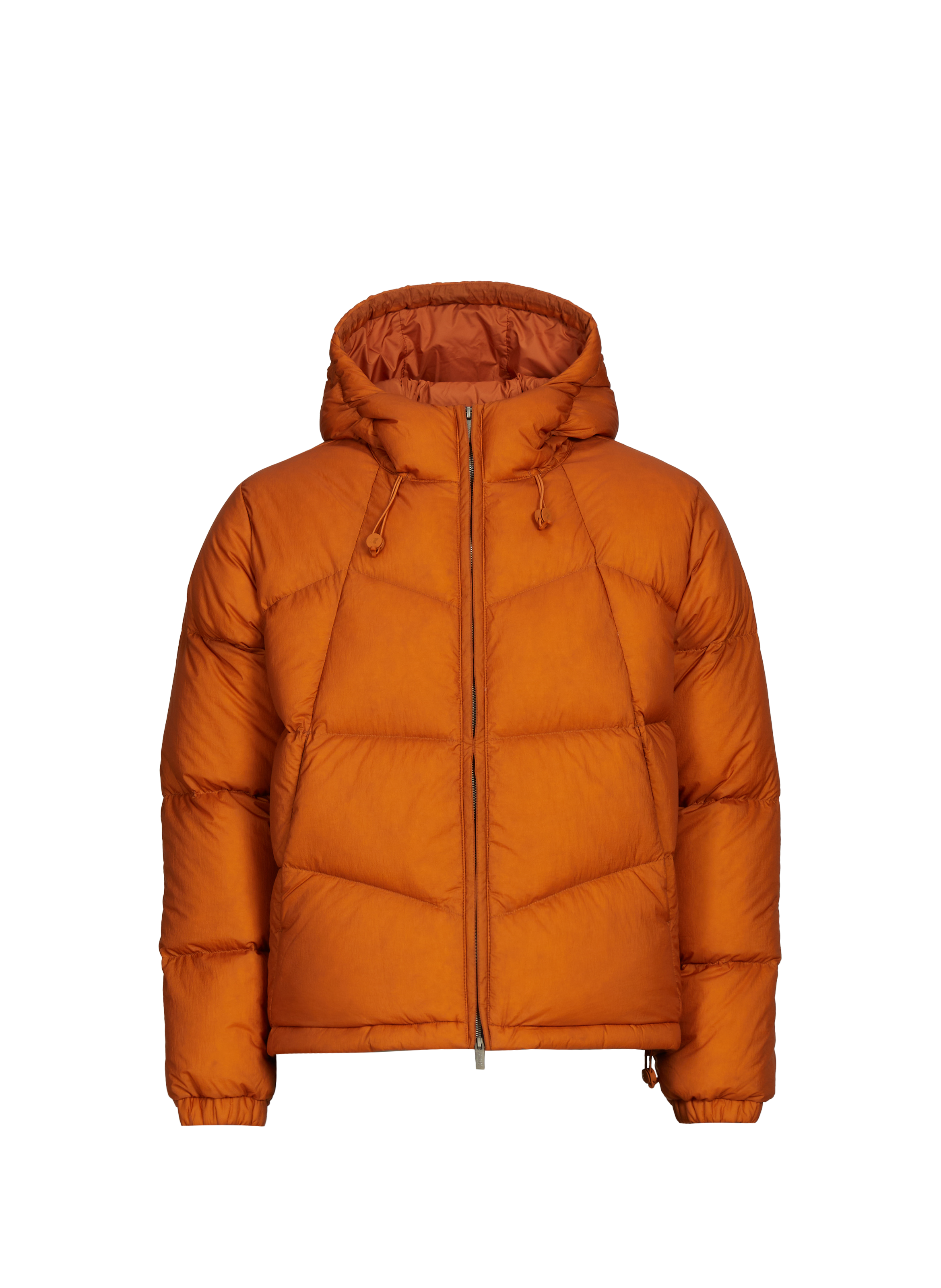 K-WAY Hooded padded jacket Orange
