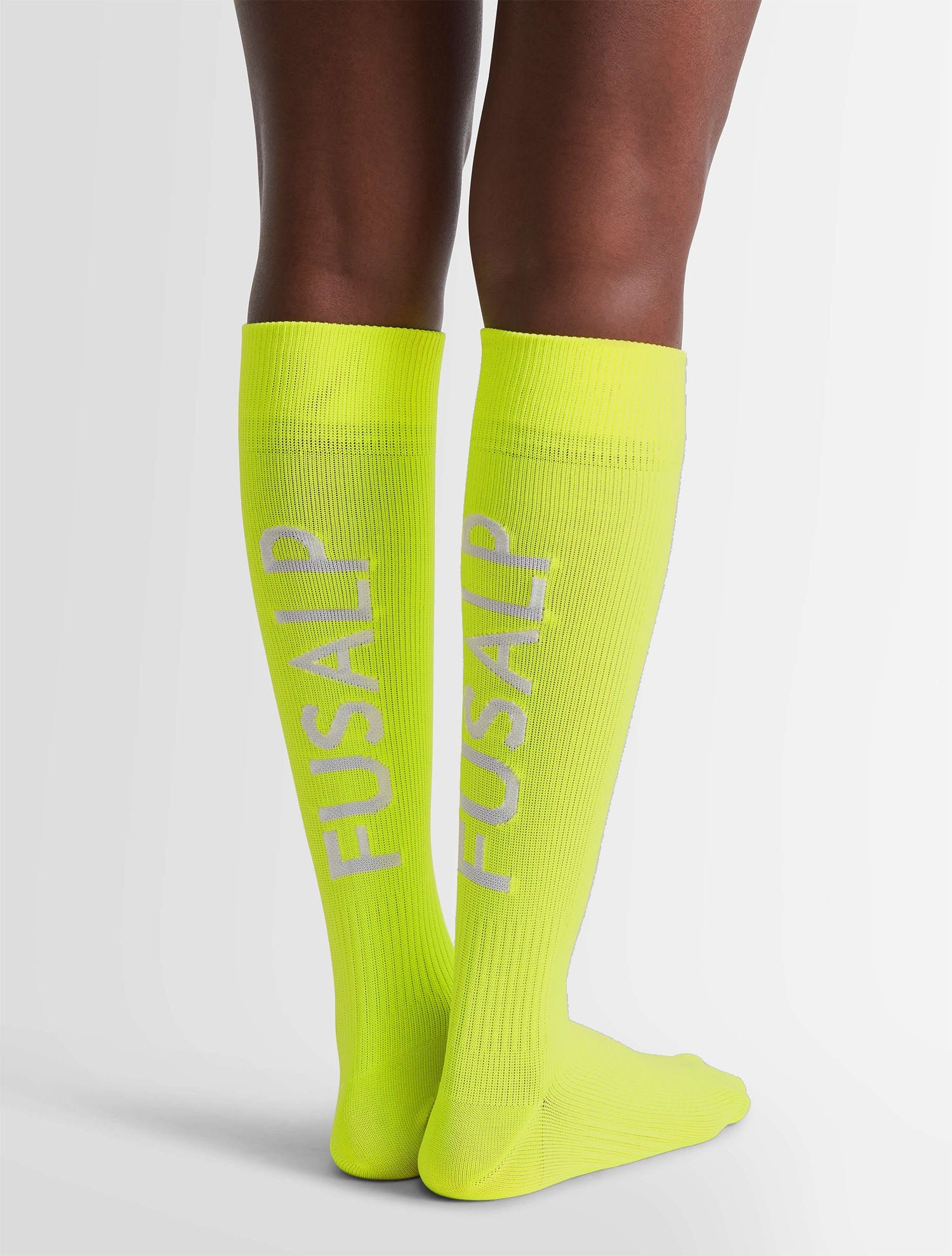 Chaussettes de ski sock pop coupe regular FUSALP Jaune