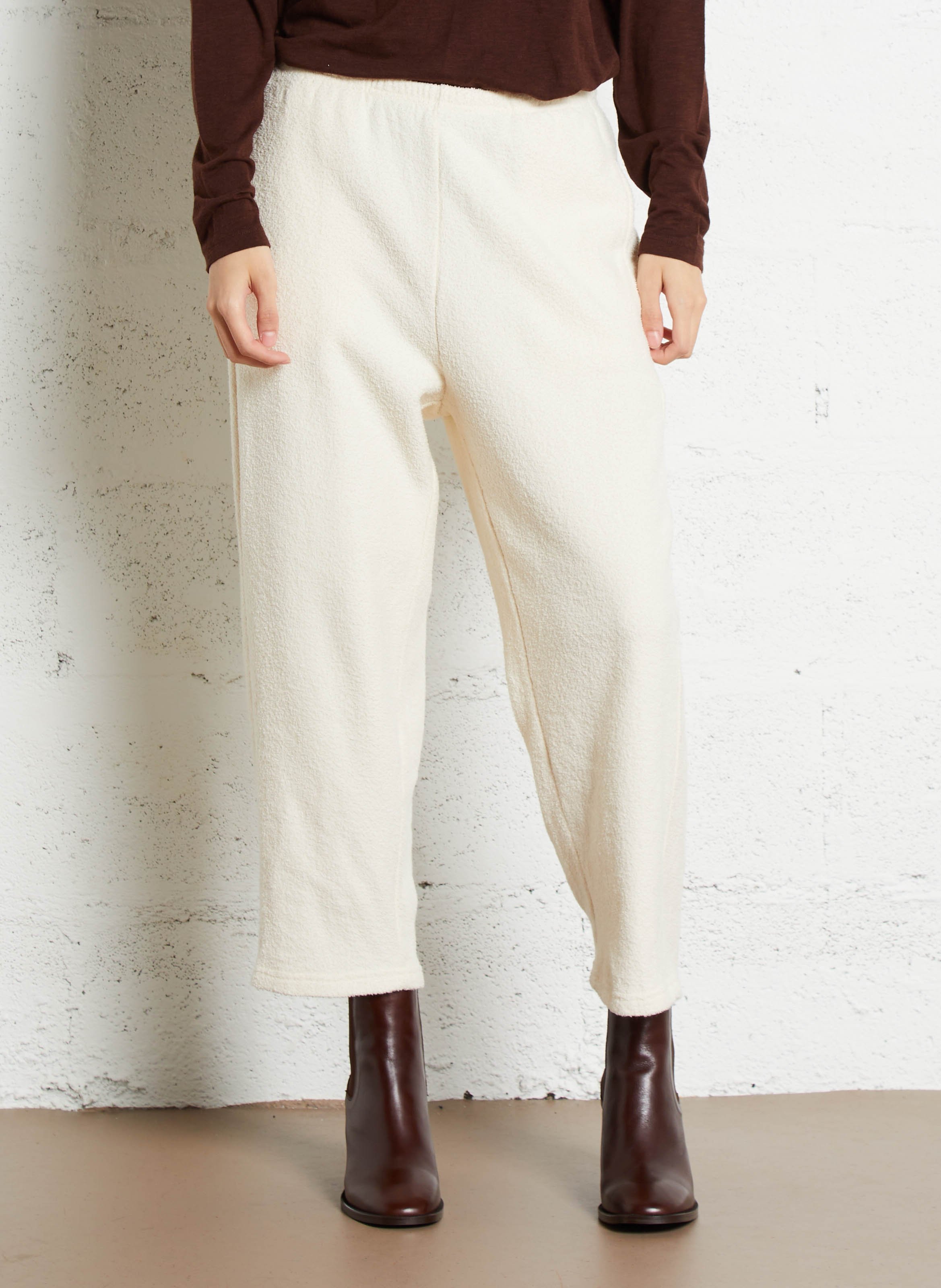 Pantalon en coton organique bobypark AMERICAN VINTAGE Beige