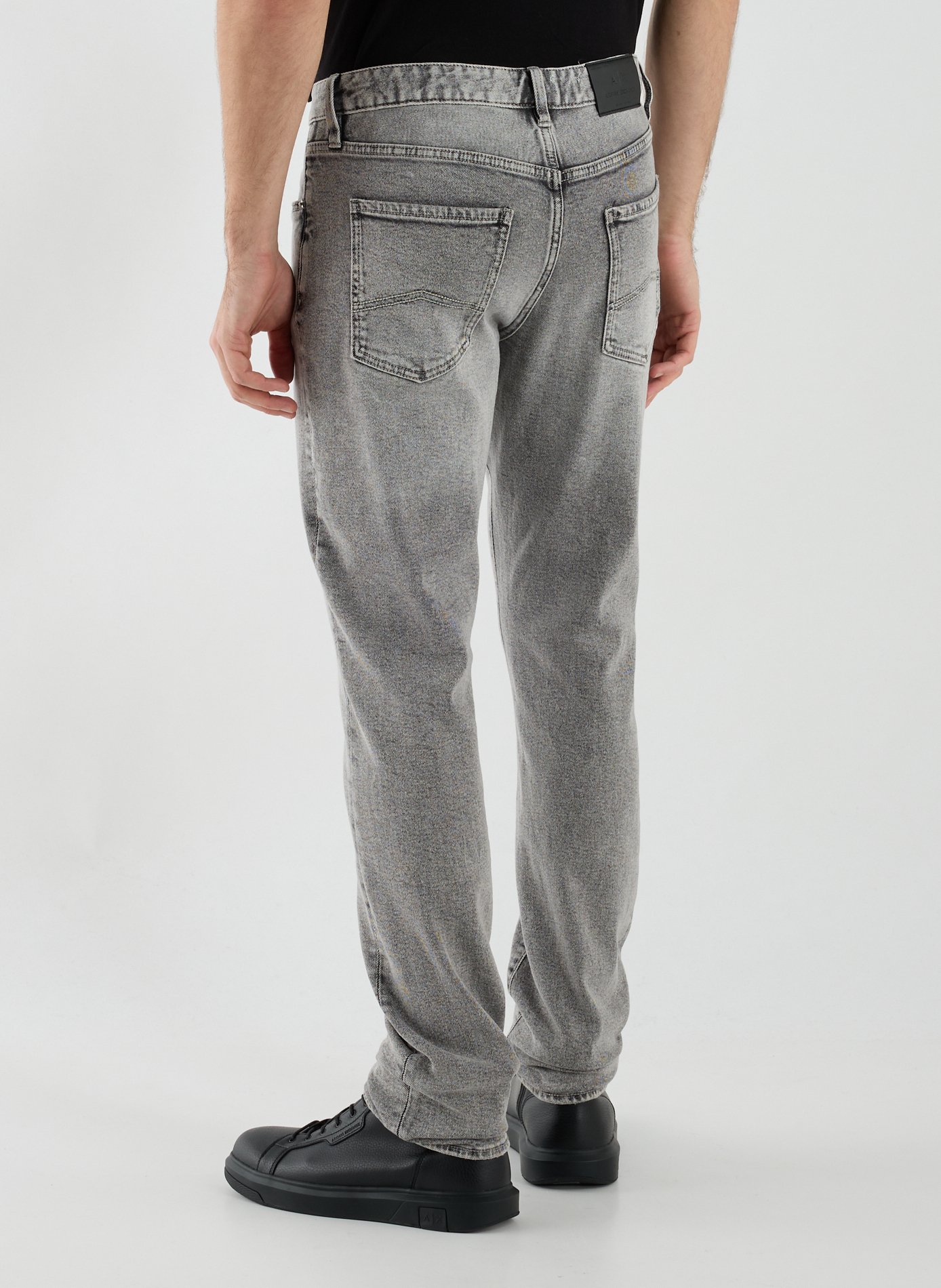 Slim fit stretch denim jeans in cotton ARMANI EXCHANGE Grey