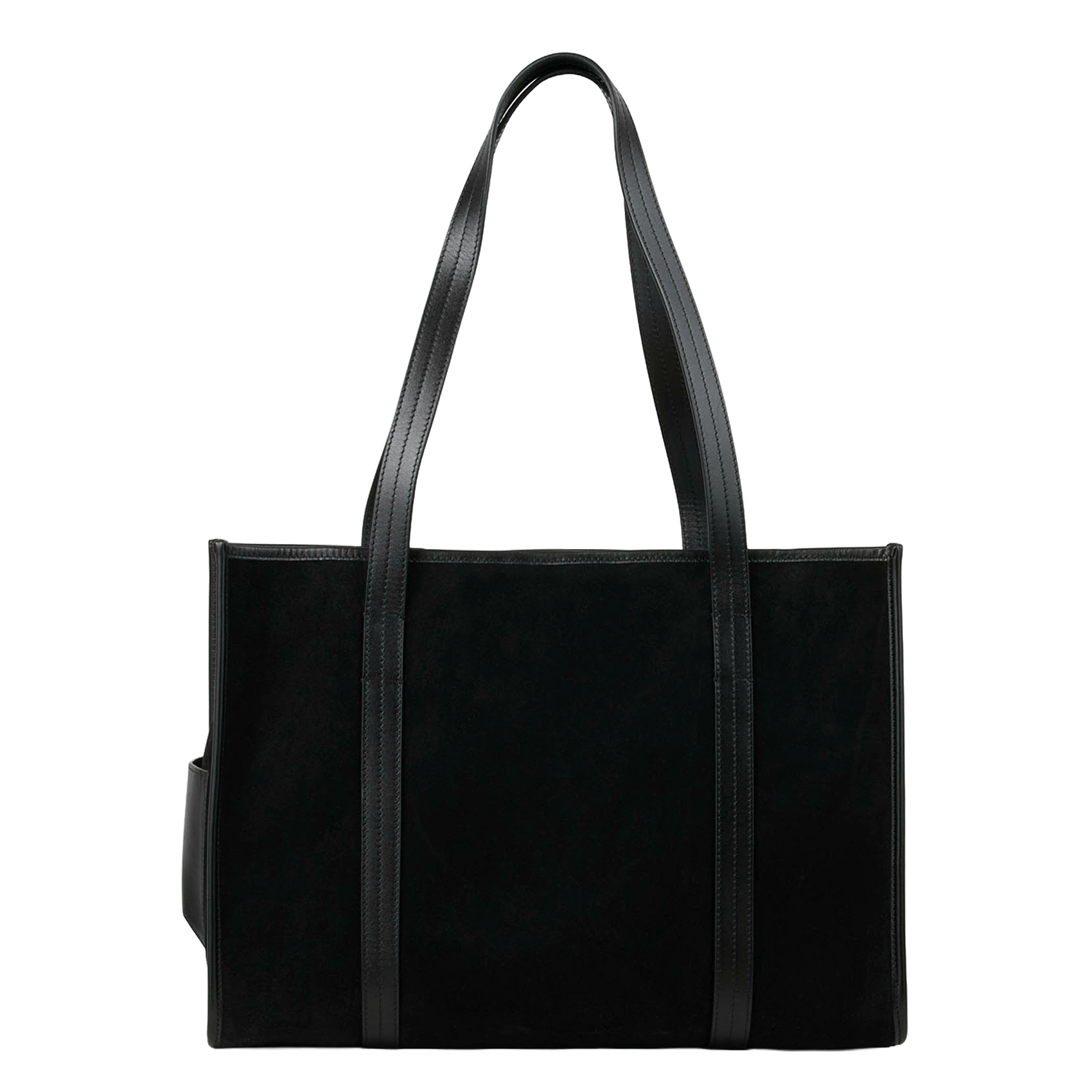 Sac cabas en cuir SANDRO Noir