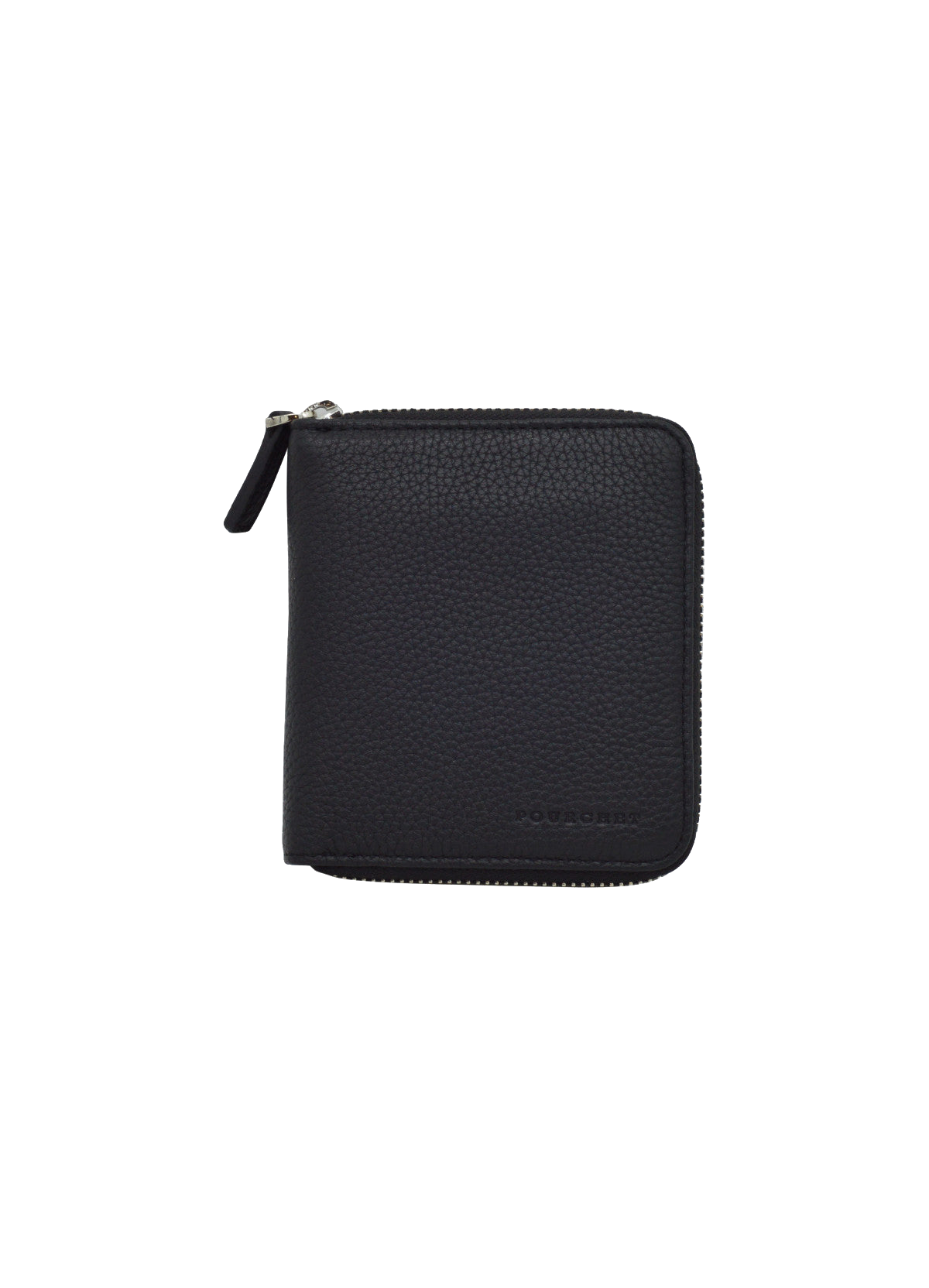 Ethan | multi porte-cartes en cuir de vachette POURCHET Noir