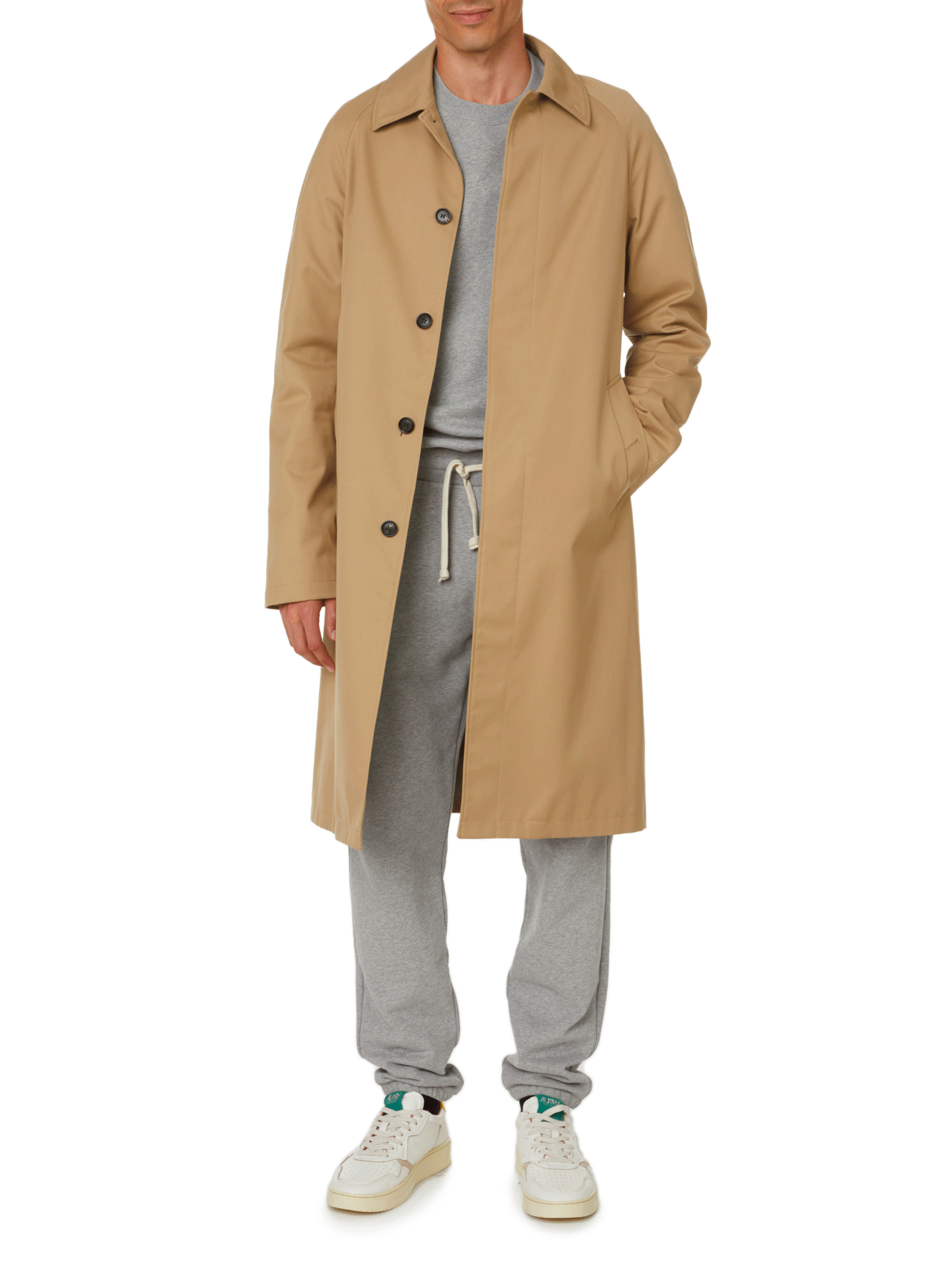 Trench Abym en coton mélangé SAISON 1865 Beige