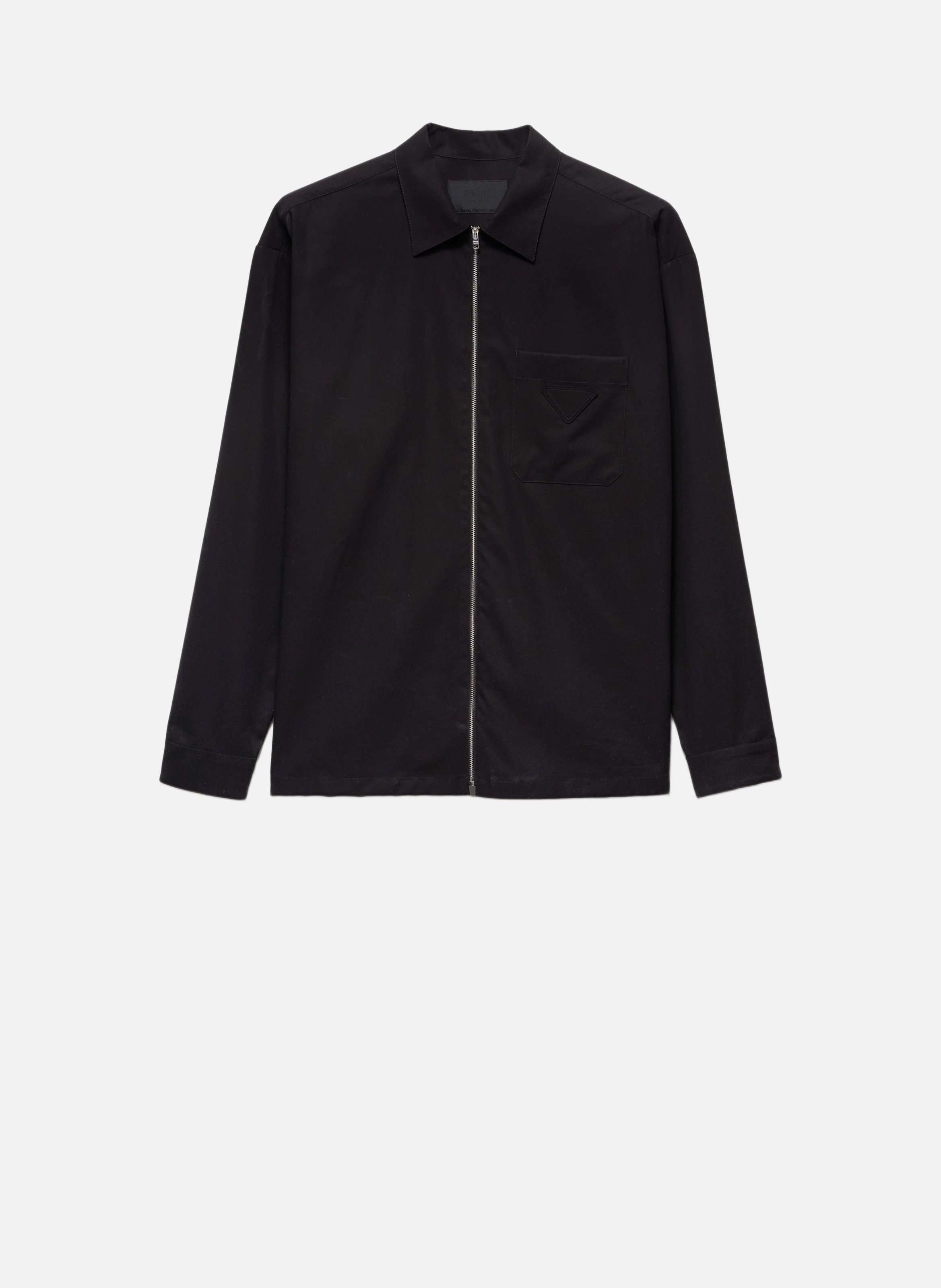 Chemise en coton PRADA Noir