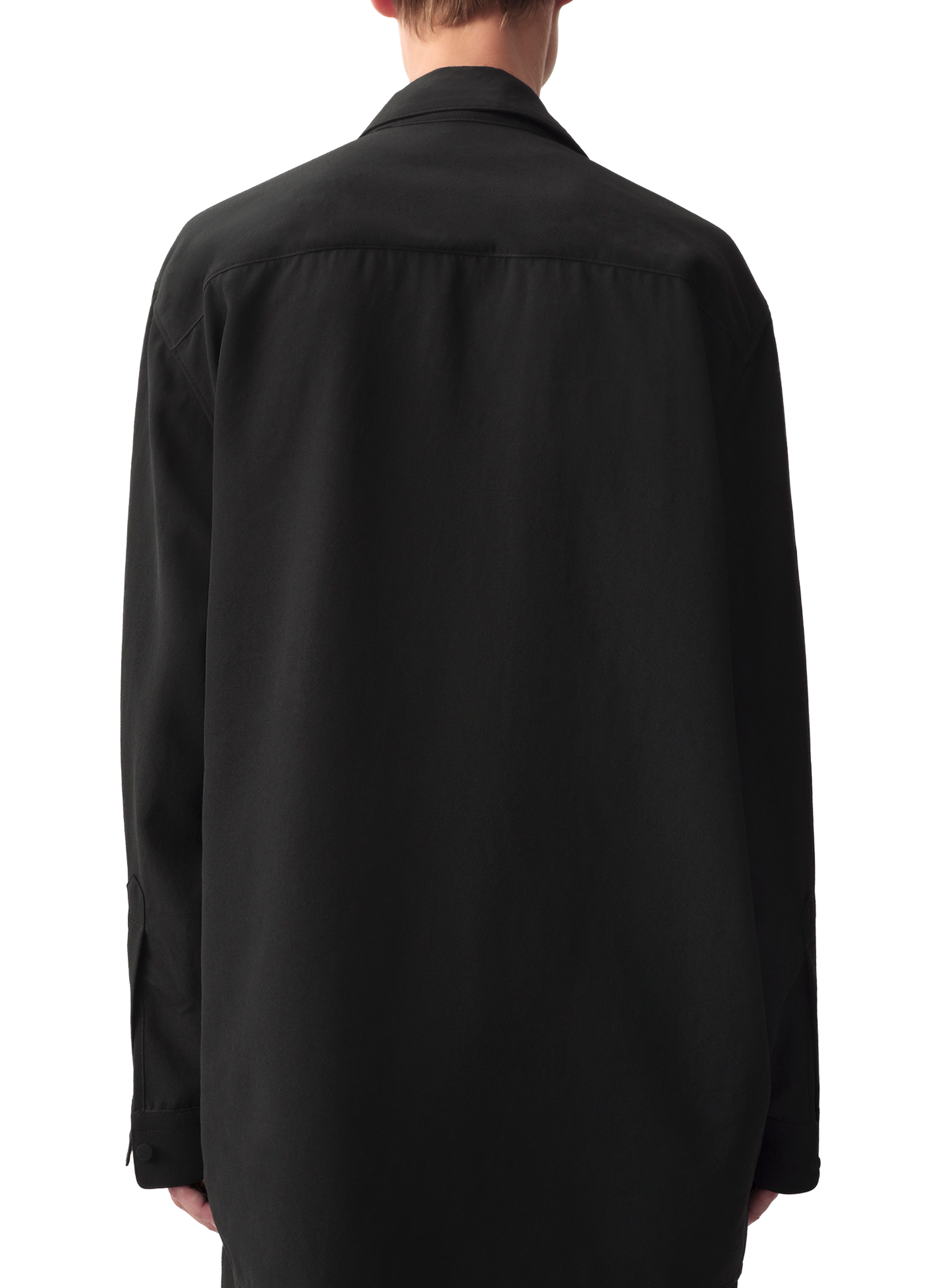Chemise Aleah en laine Calvin Klein Collection Noir
