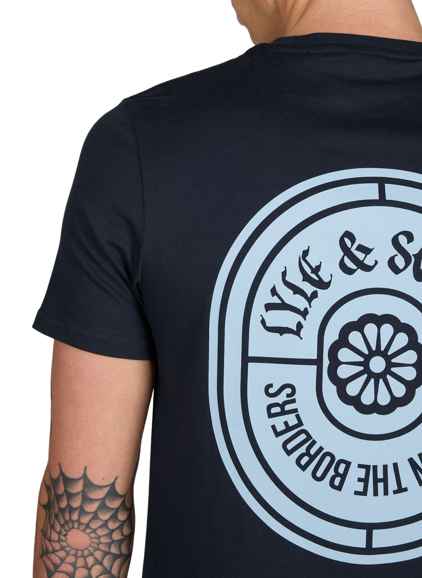 Cotton Logo T-shirt LYLE & SCOTT Blue