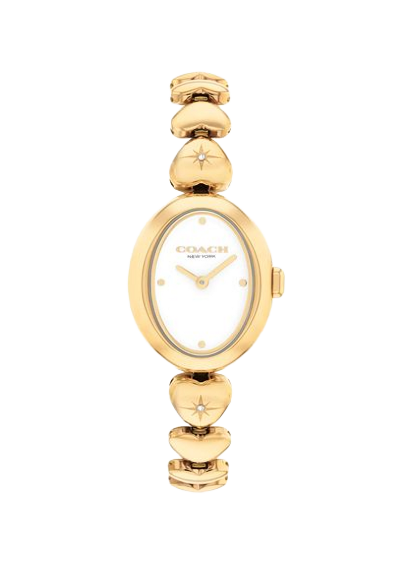 Montre quartz Sammy en acier inoxydable COACH MONTRES Doré