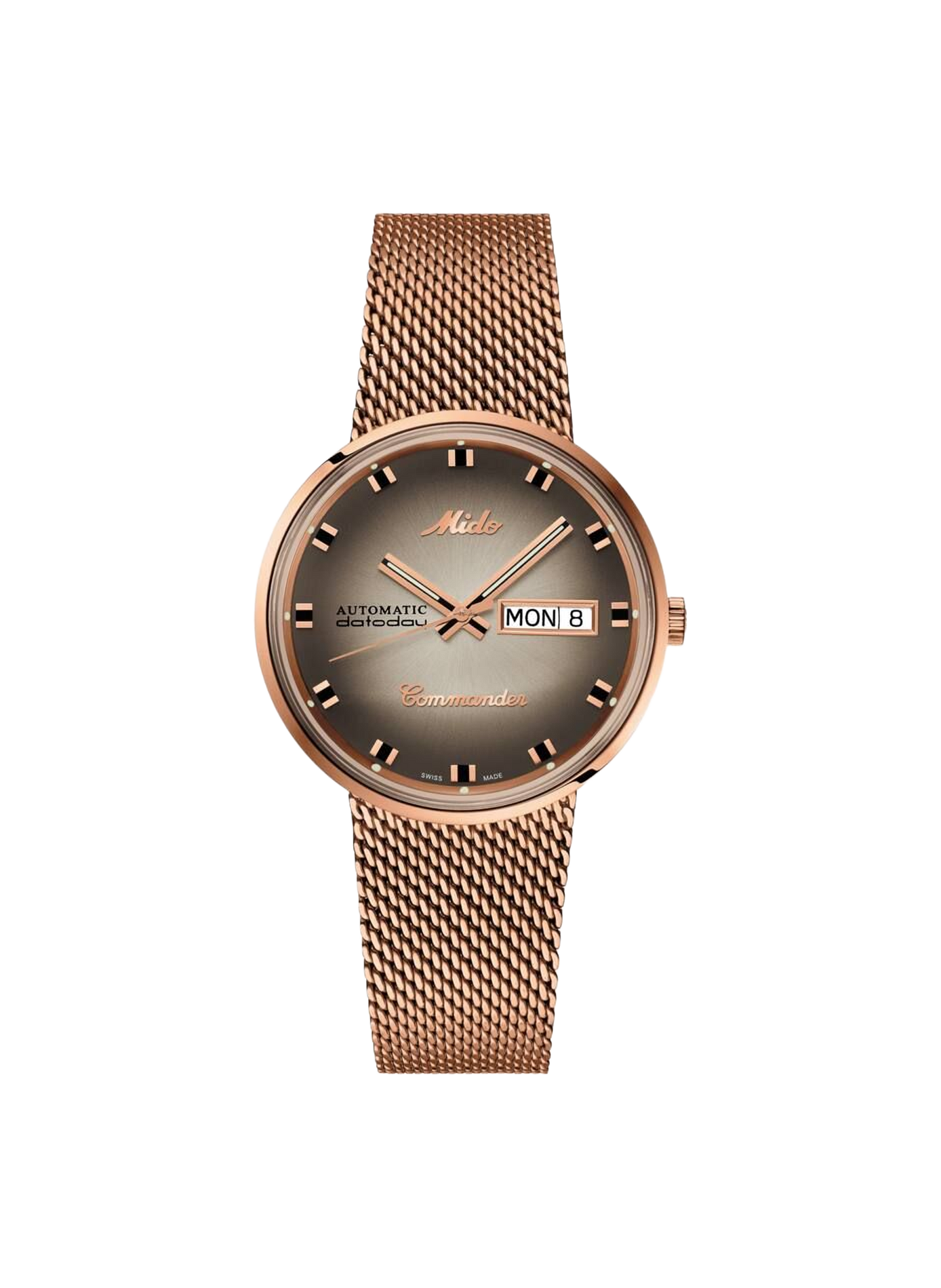 Montre Commander Shade en acier inoxydable MIDO Argent