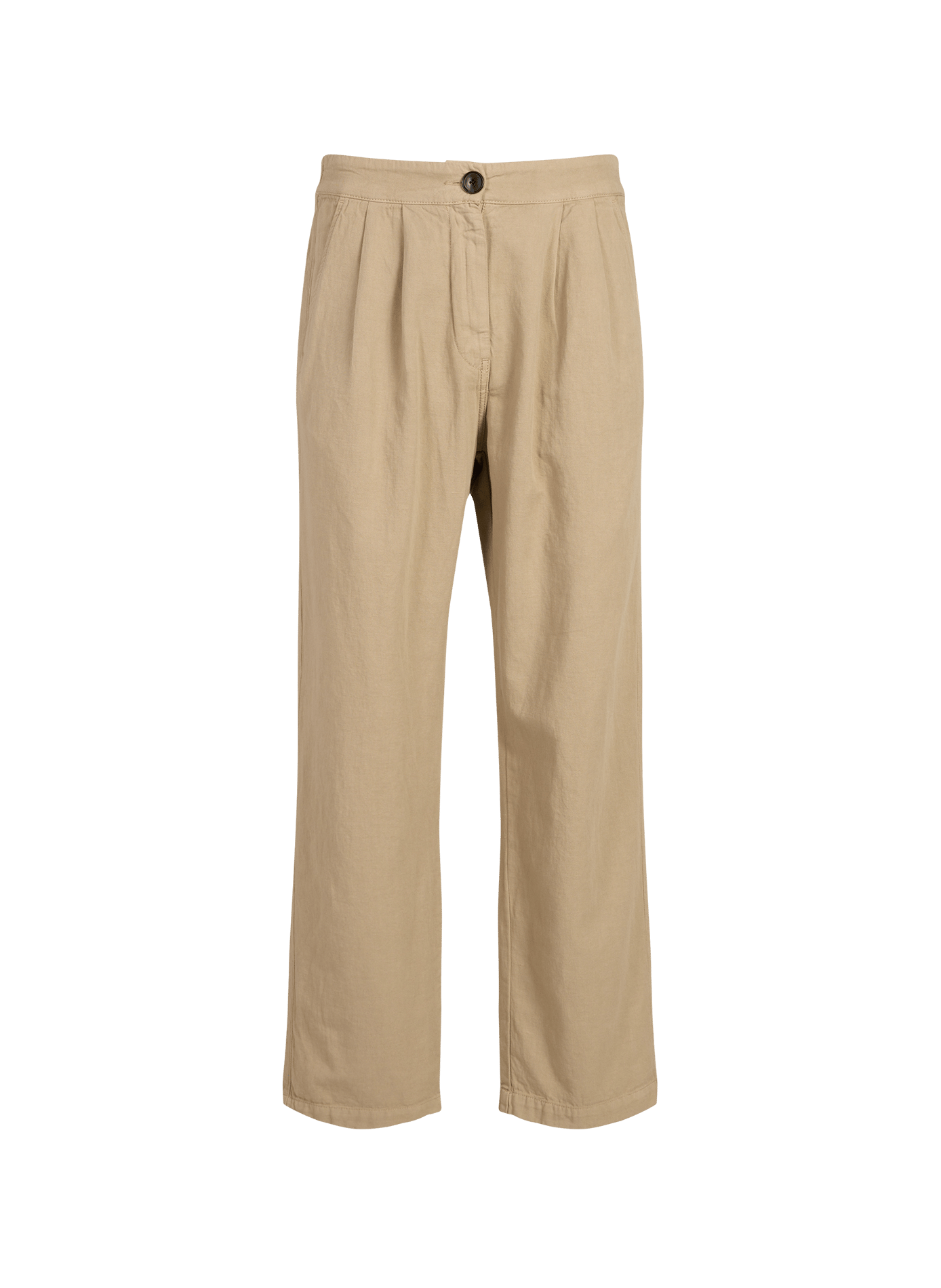 Pillow cotton and linen pants BELLEROSE Beige