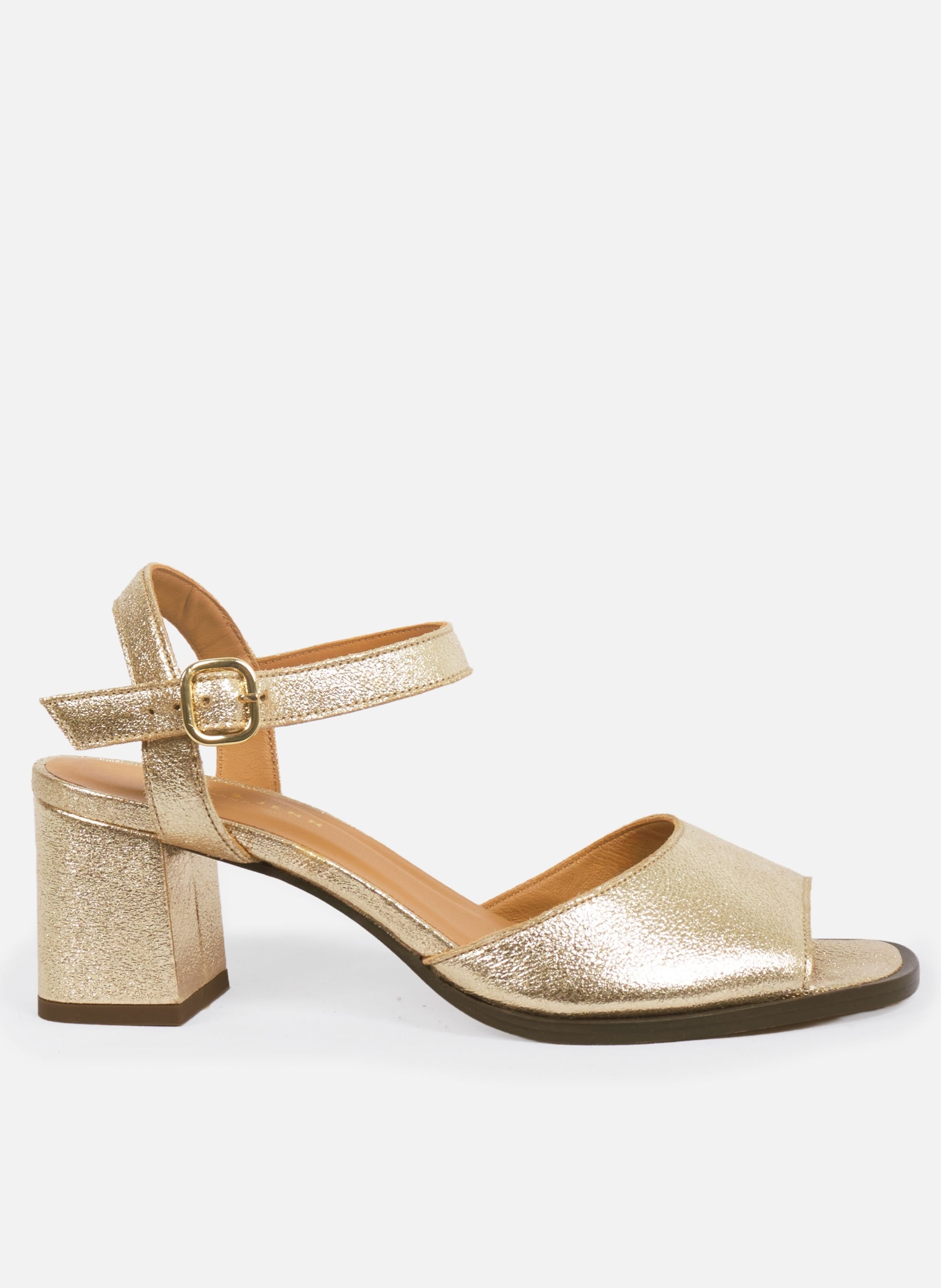 Ballerines brides manon cuir daim JULES & JENN Marron