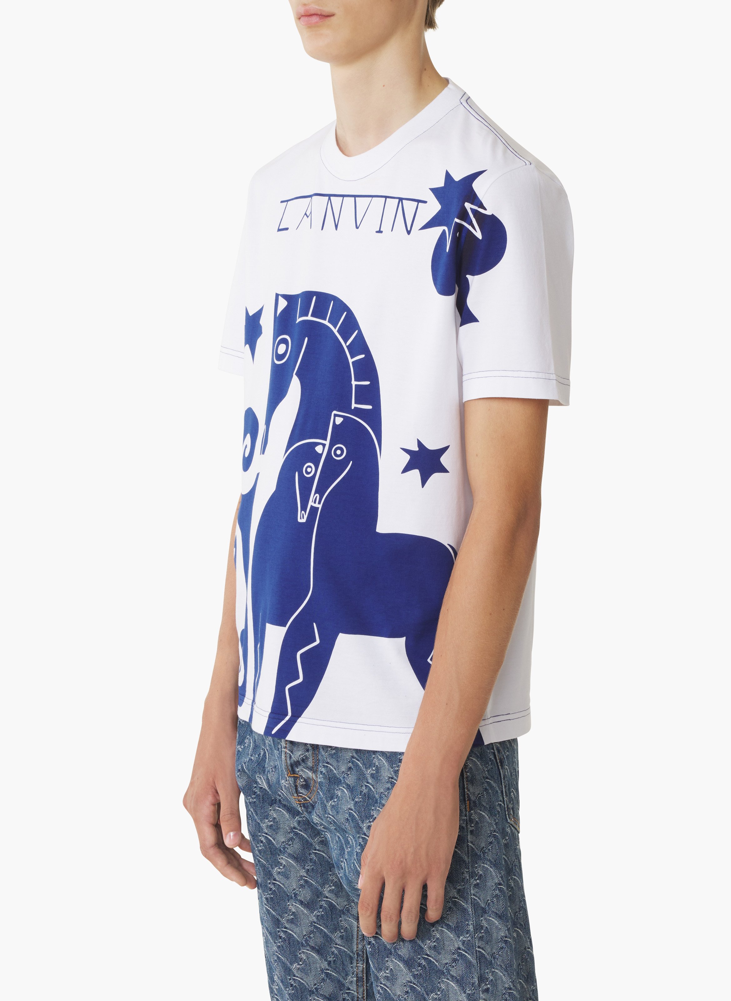T-shirt imprimé lunar year LANVIN Blanc