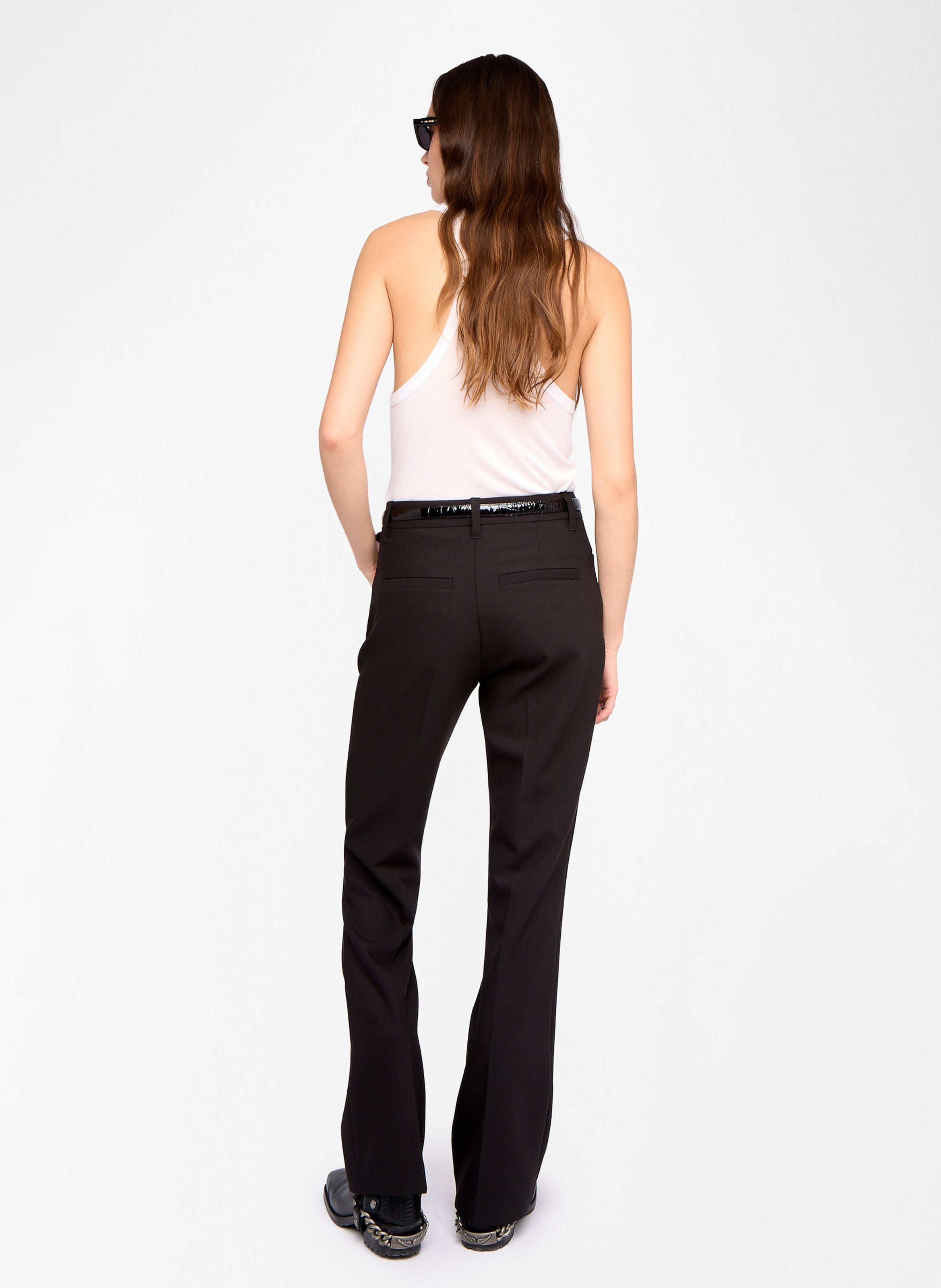 Pantalon tailleur droit pistol ZADIG&VOLTAIRE Noir