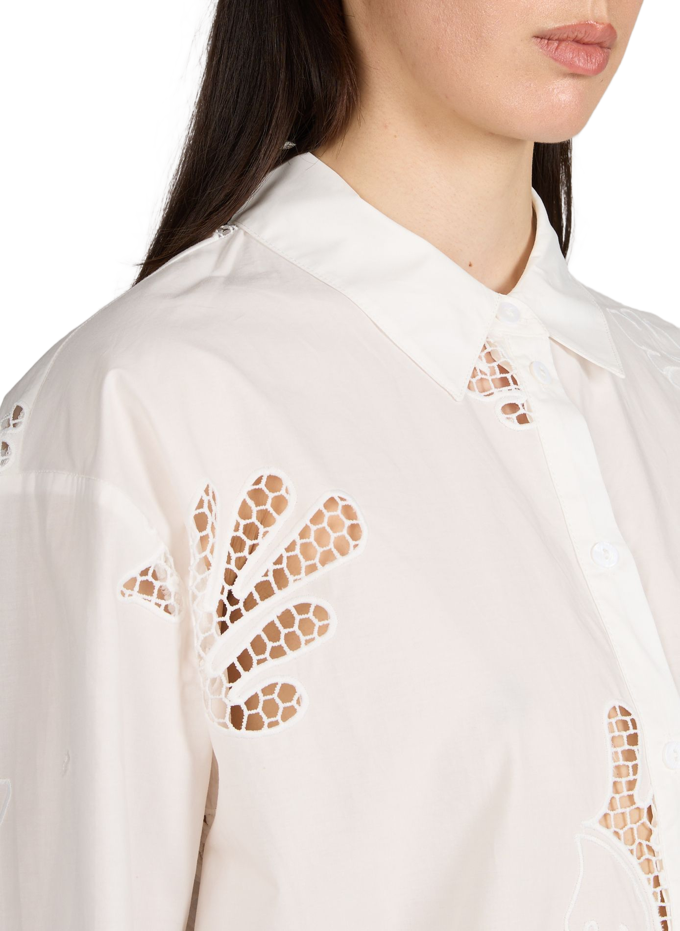 Blouse Loula en coton SUNCOO Beige
