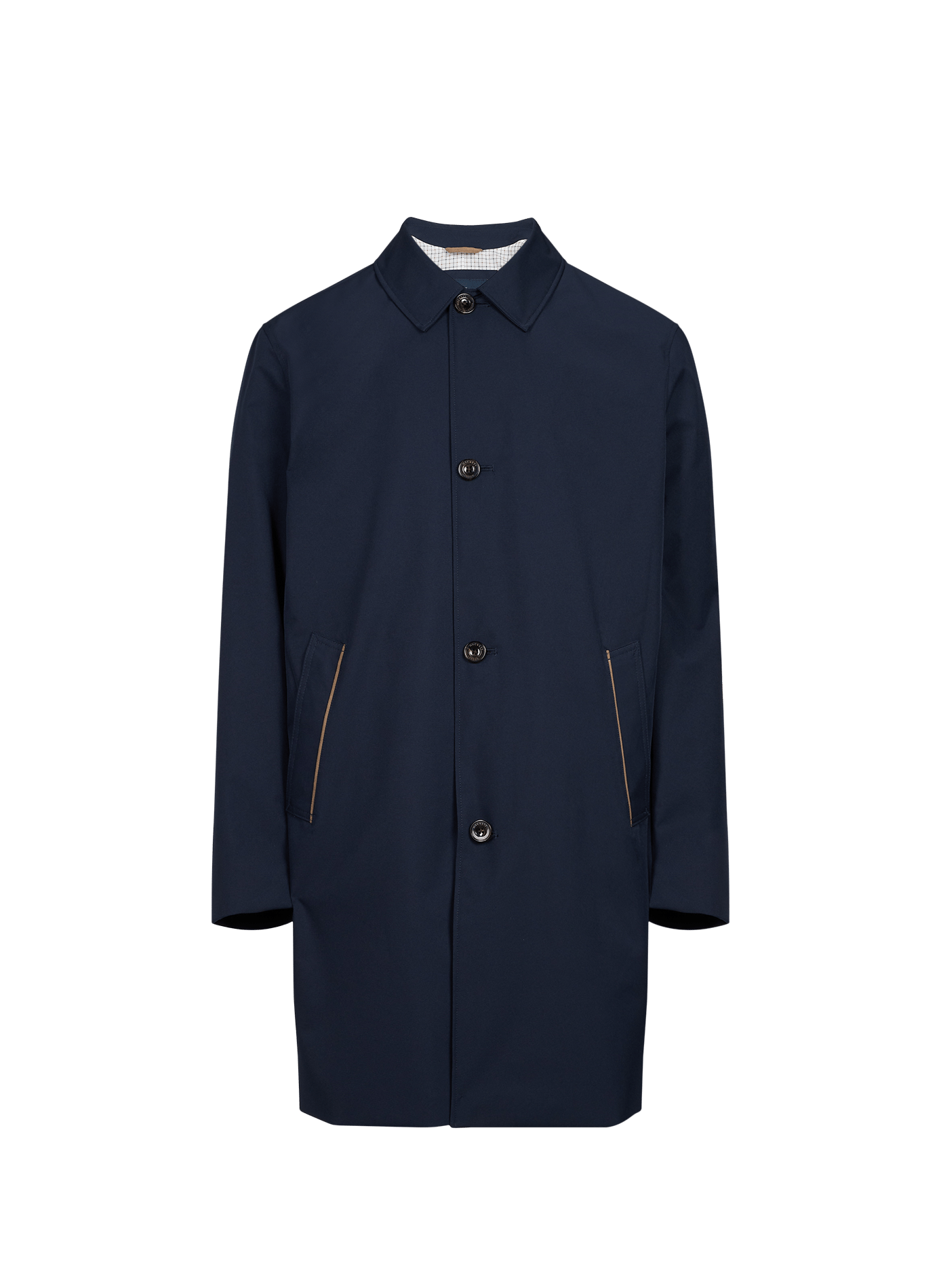 Manteau mi long à col classique HACKETT Bleu