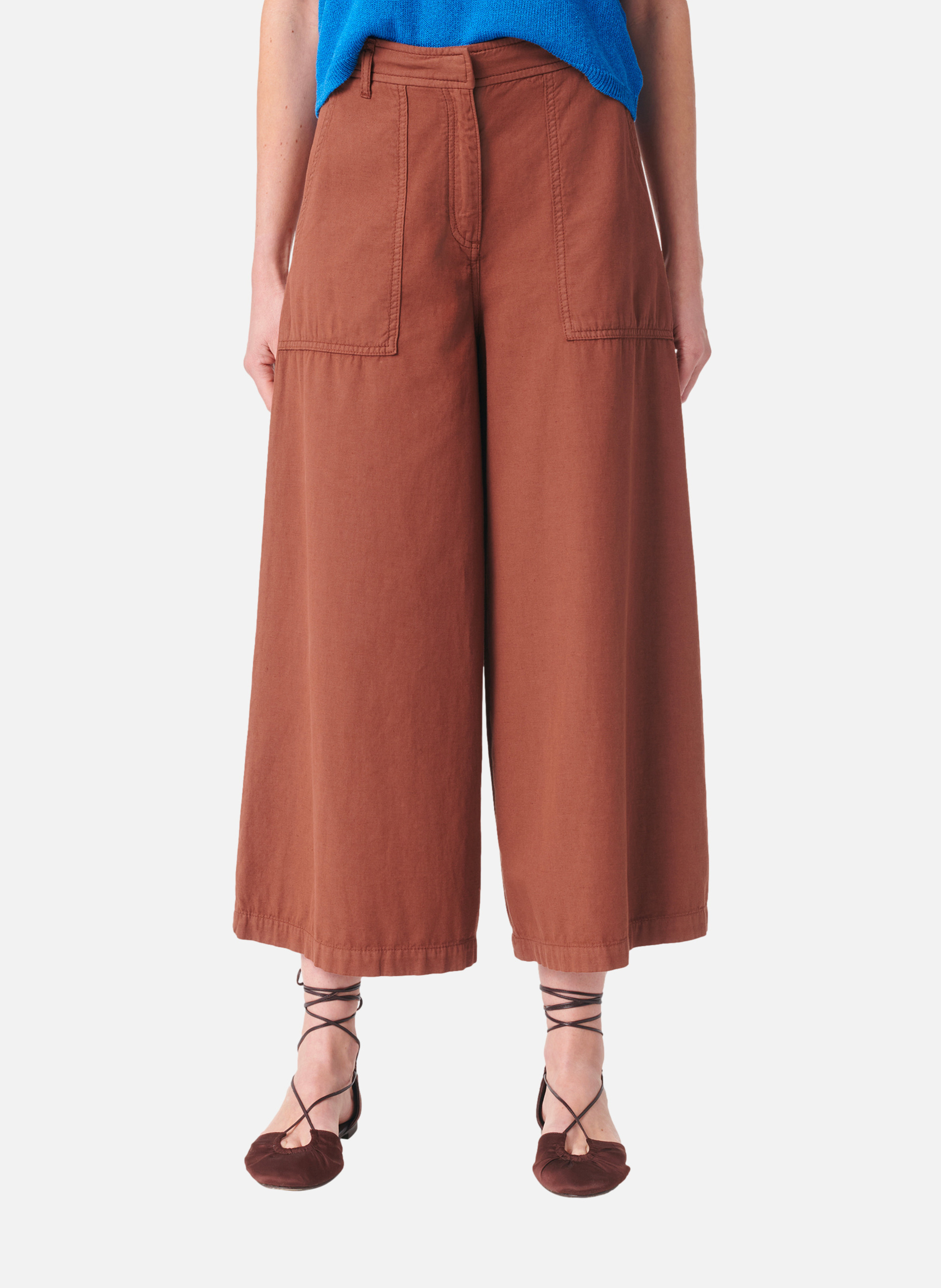 Pantalon griffon VANESSA BRUNO Marron