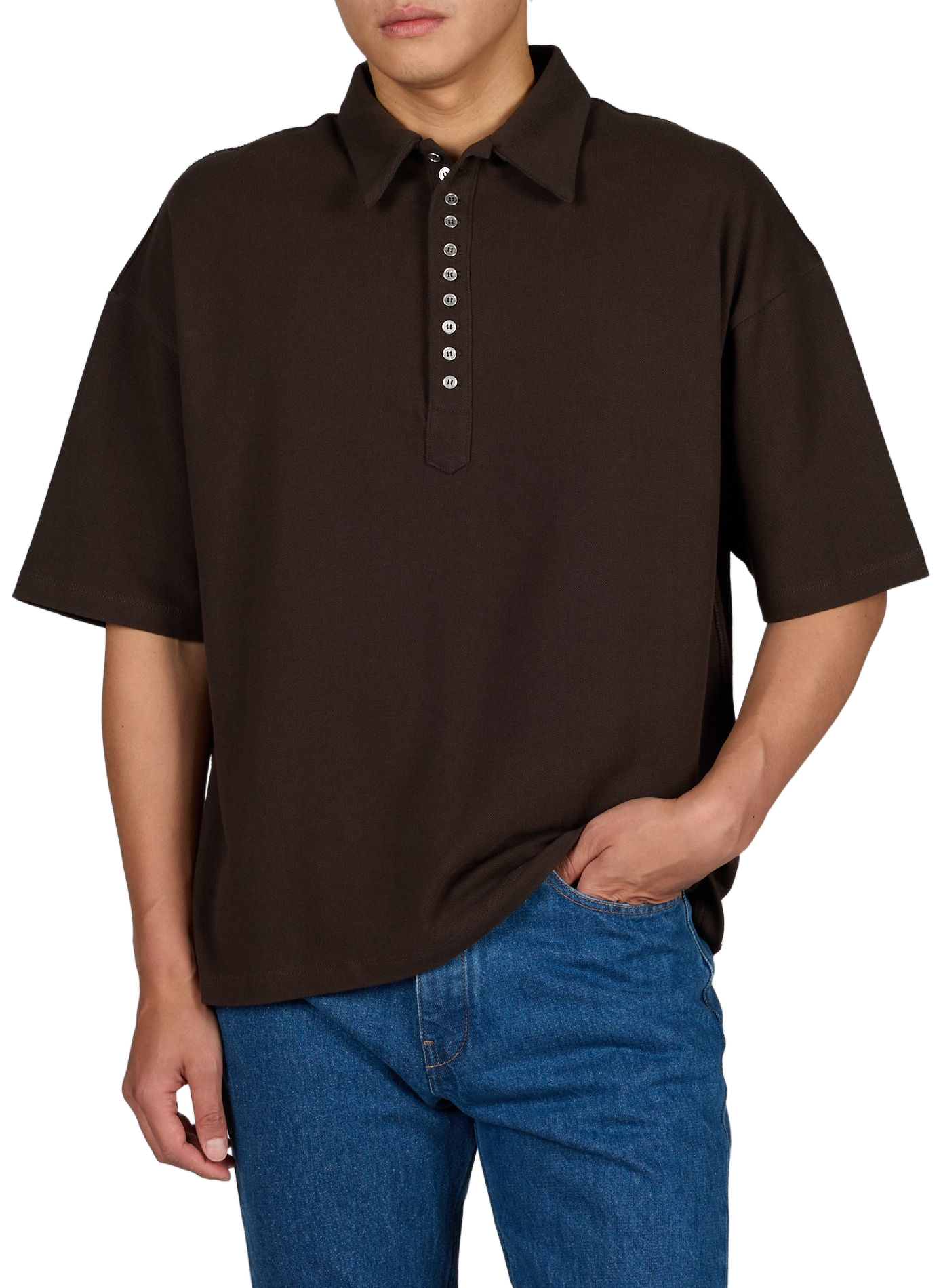  Cotton polo shirt  SONIA CARRASCO Brown