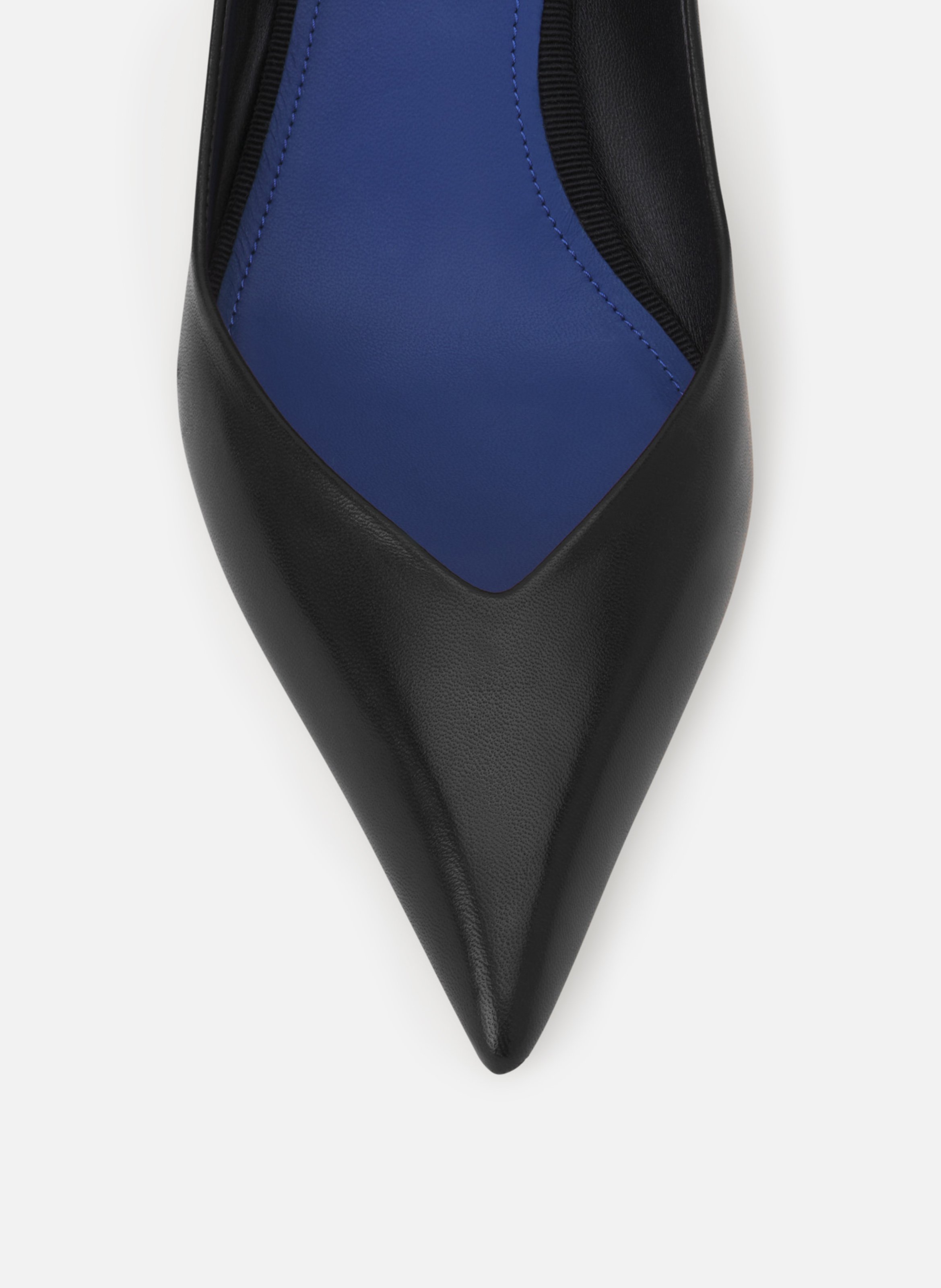Escarpin midnight step en cuir LANVIN Noir