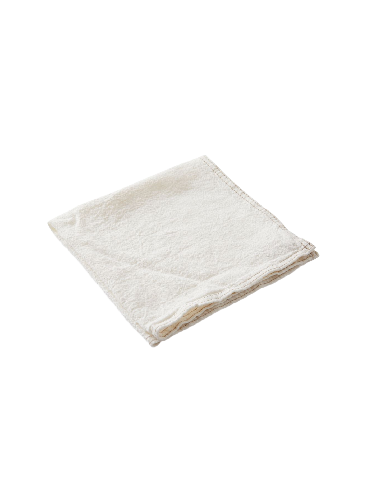 Set of 6 linen table napkins CHARVET White