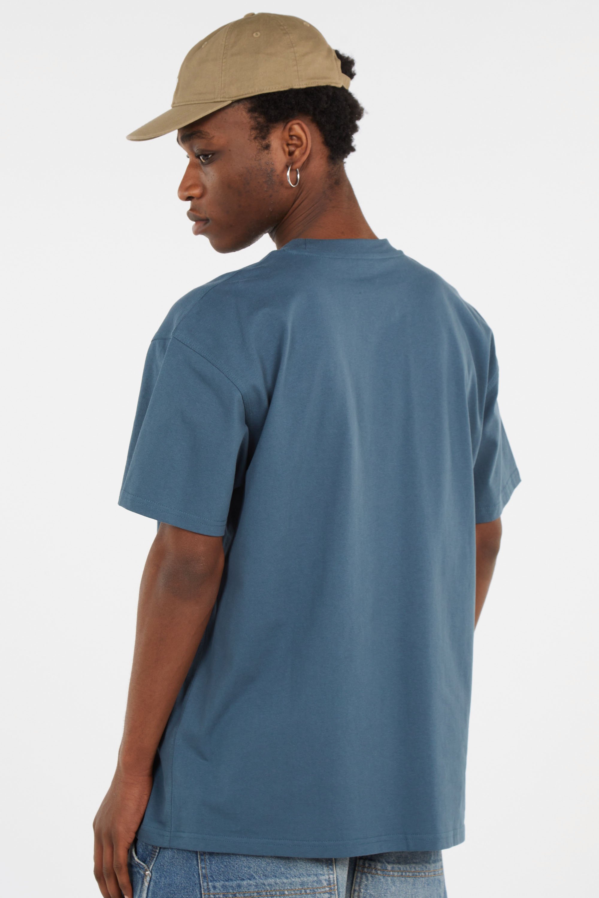 T-shirt american script CARHARTT WIP Bleu