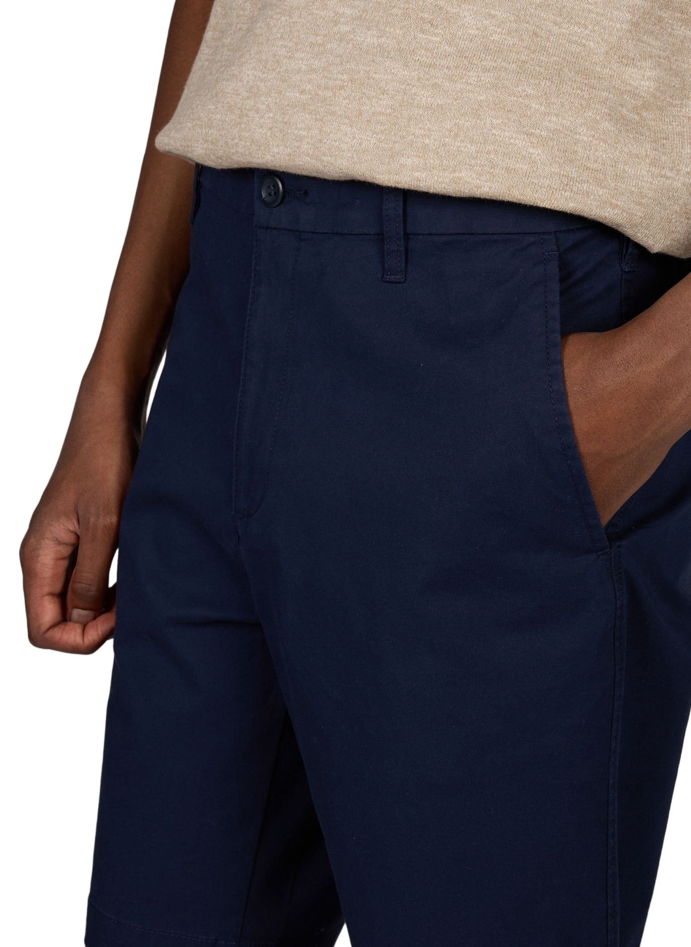 Ultimate straight cotton blend shorts DOCKERS Blue