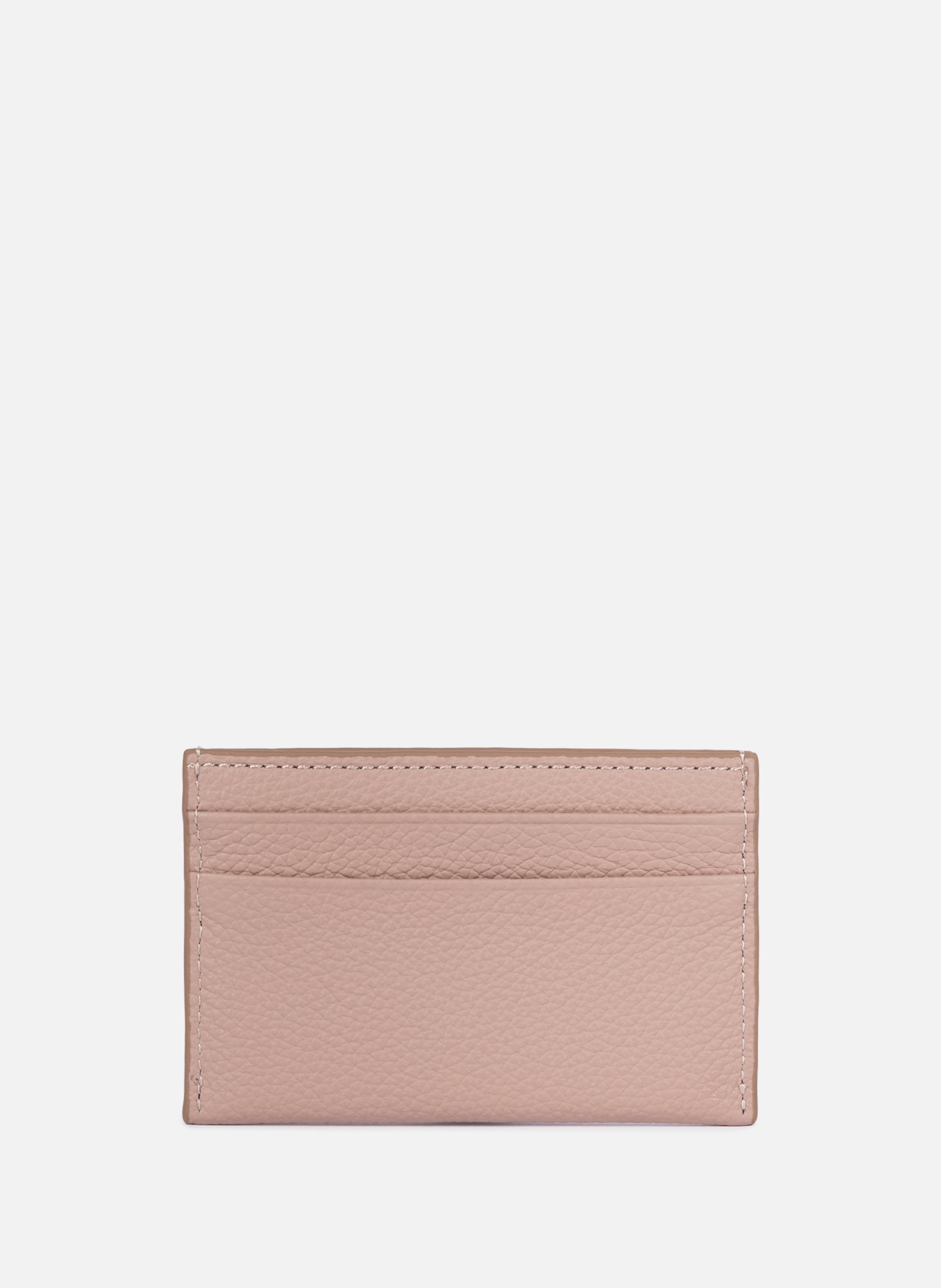 Porte-cartes - foulonné pm LANCASTER Beige