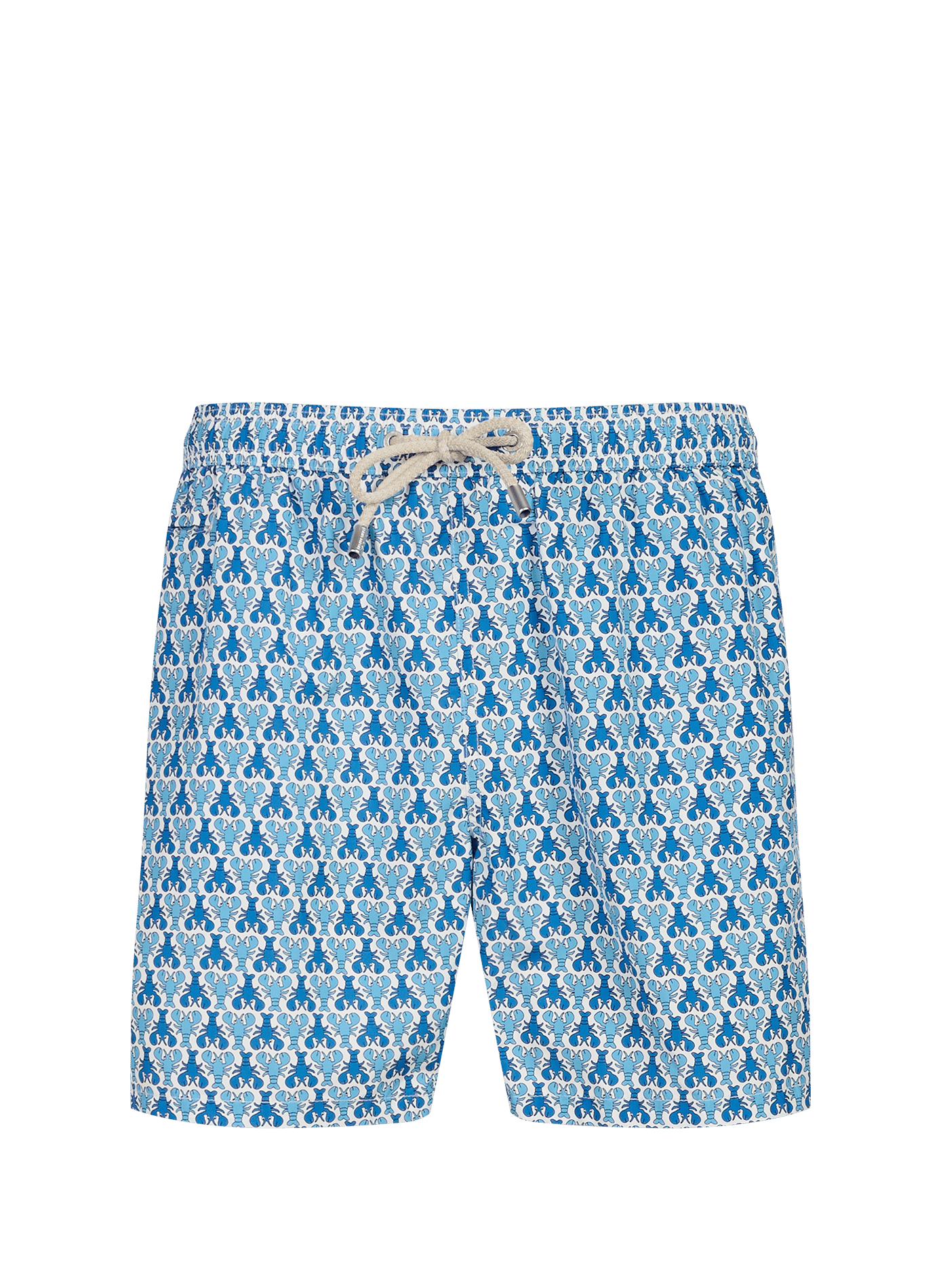Short de baño estampado Light Fantasy MC2 SAINT BARTH Azul