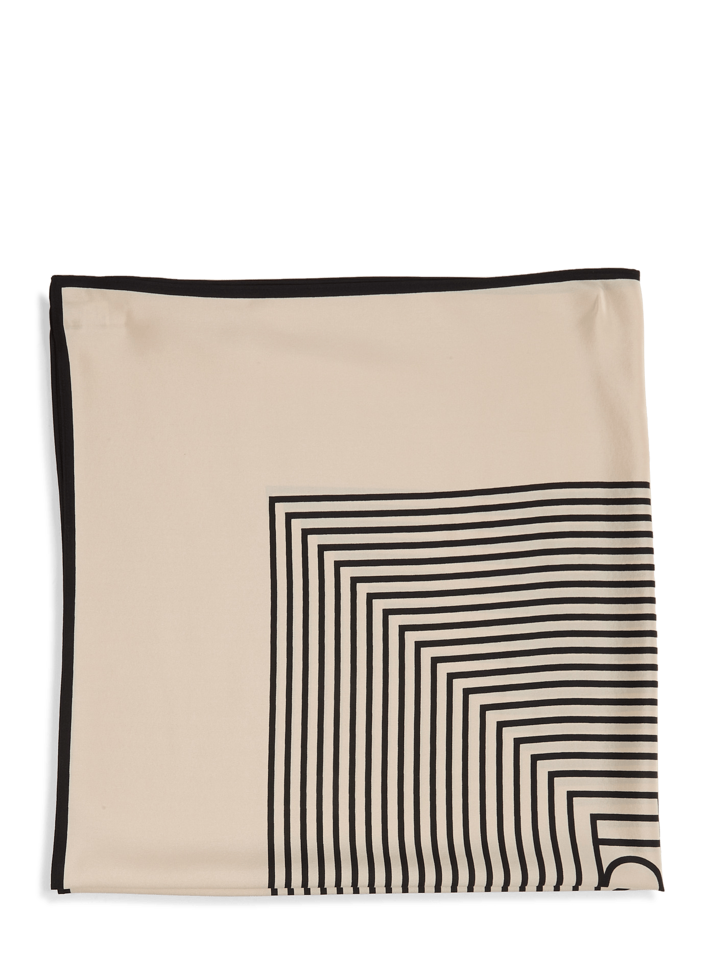 Foulard en soie TOTEME Marron