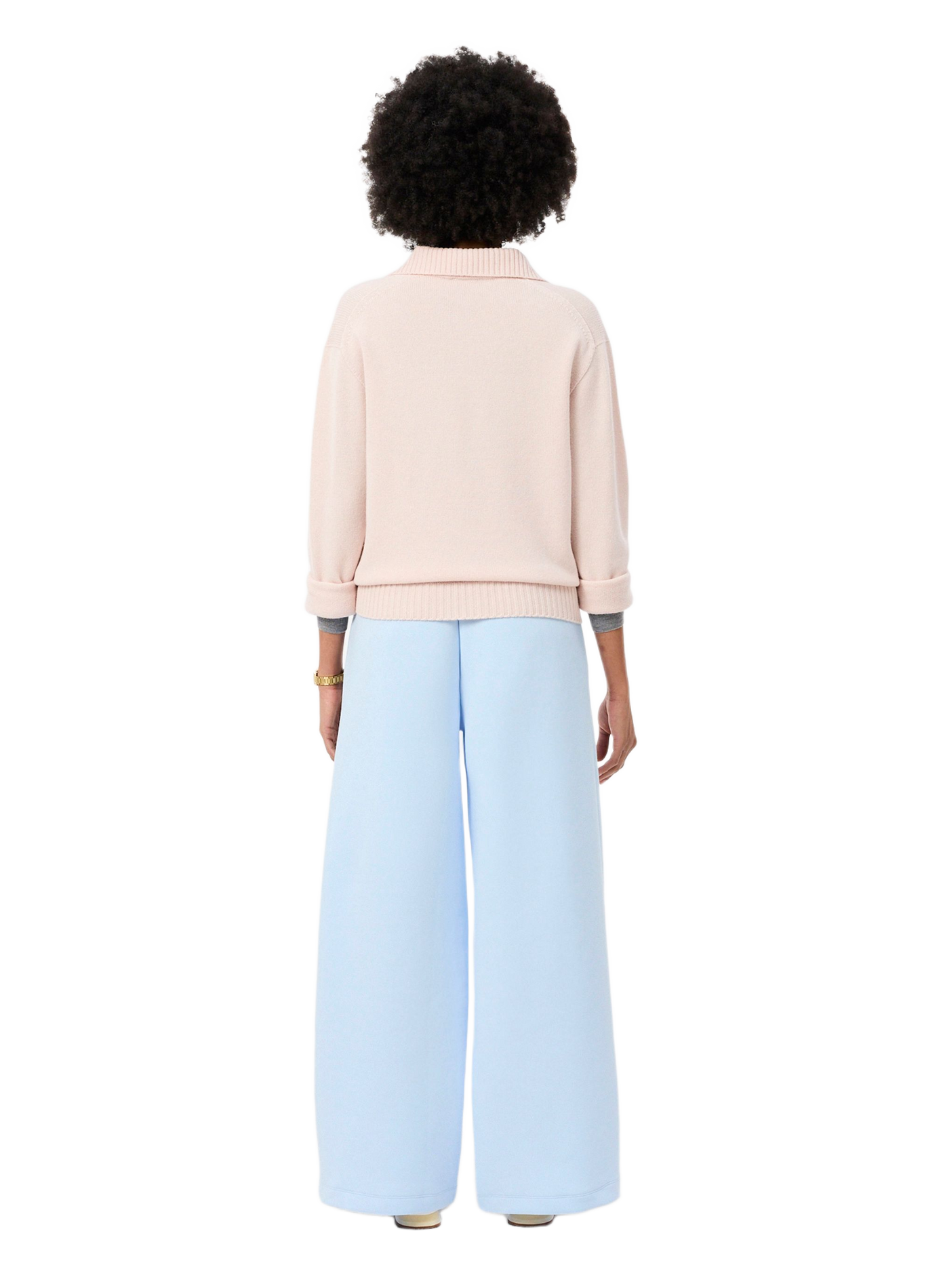 Wijde joggingbroek met brede pasvorm LACOSTE Blauw