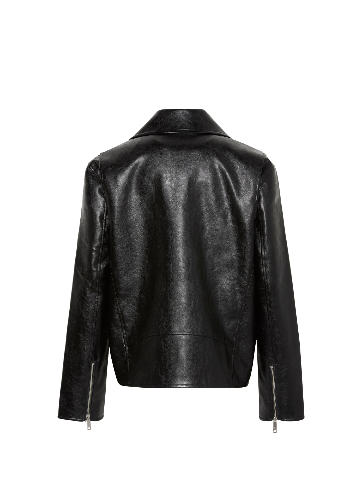 Veste droite effet cuir CALVIN KLEIN Noir